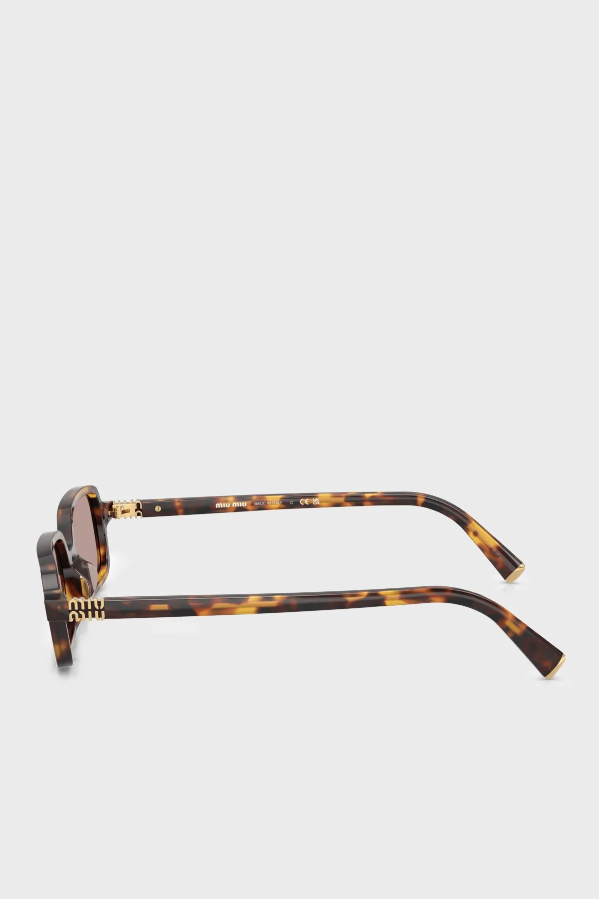 Miu Miu Logolu Güneş Bayan Gözlük 0MU 11ZS 14L20I 51 Kahve - 2