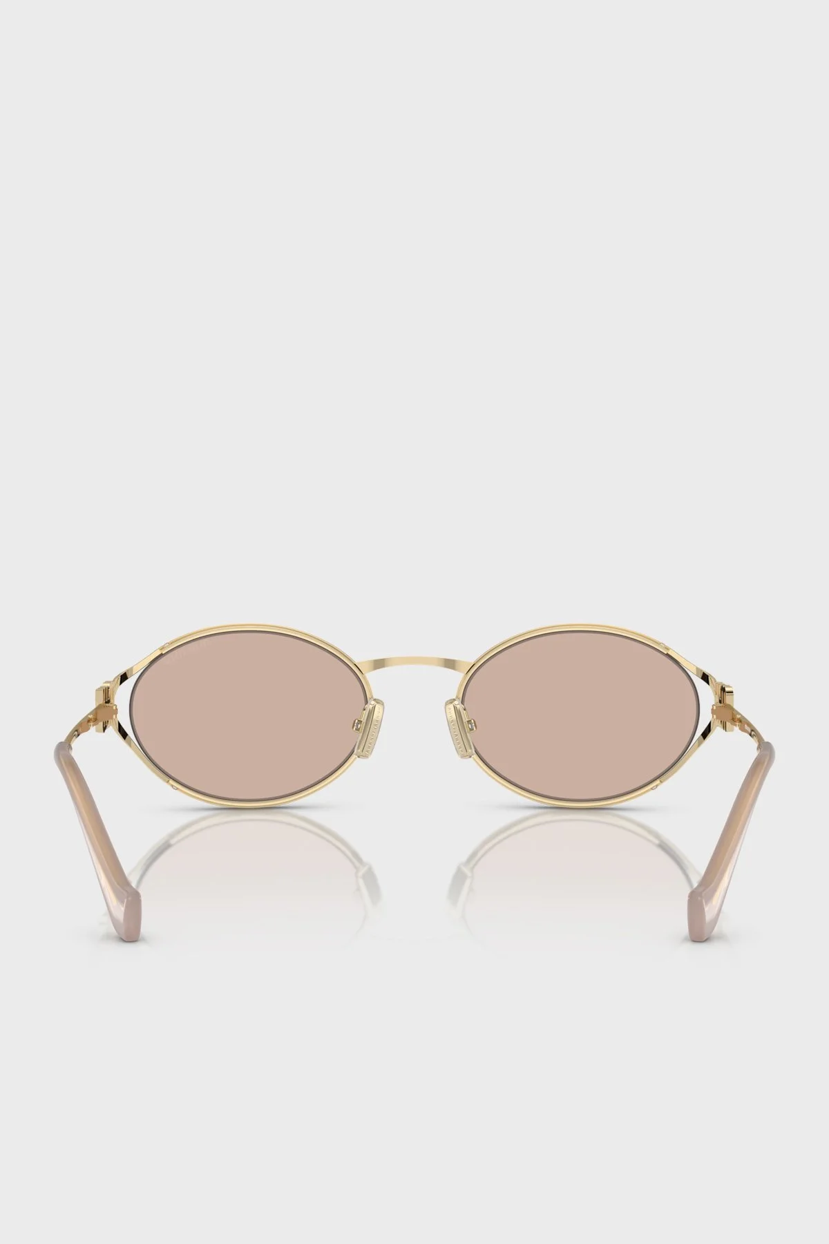 Miu Miu Logolu Güneş Bayan Gözlük 0MU 52YS ZVN20F 54 Altın - 5