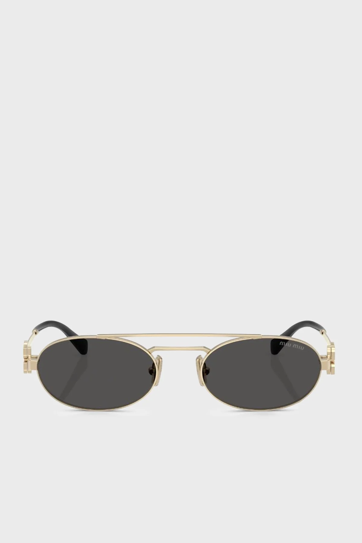 Miu Miu Logolu Güneş Bayan Gözlük 0MU 54ZS ZVN08Z 53 Altın - 3