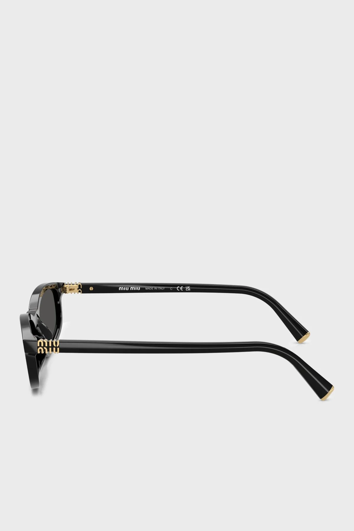 Miu Miu Logolu Güneş Bayan Gözlük 0MU A06S 16K08Z 54 Siyah - 2