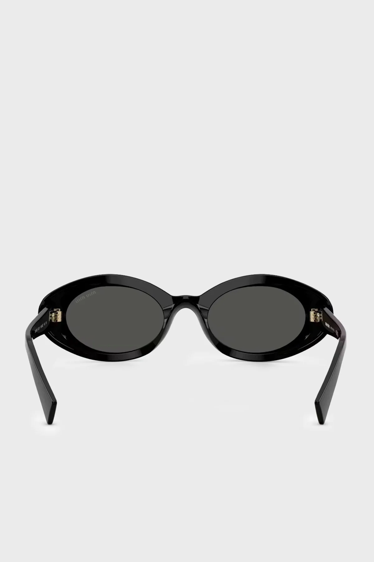 Mıu Mıu Oval Güneş Kadın Gözlük 0MUB09S 16K08Z 52 SİYAH - 4