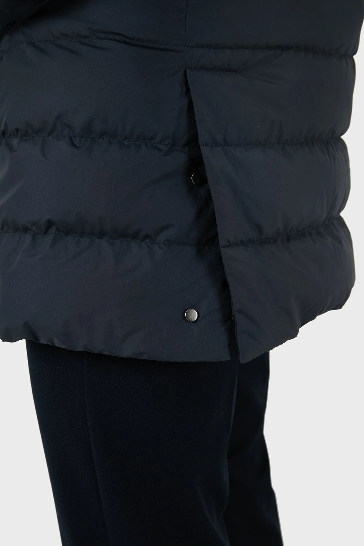 Montecore Logolu Regulat Fit Astarlı Dik Yaka Erkek Mont F07MUCX505 268 89 LACİVERT - 7