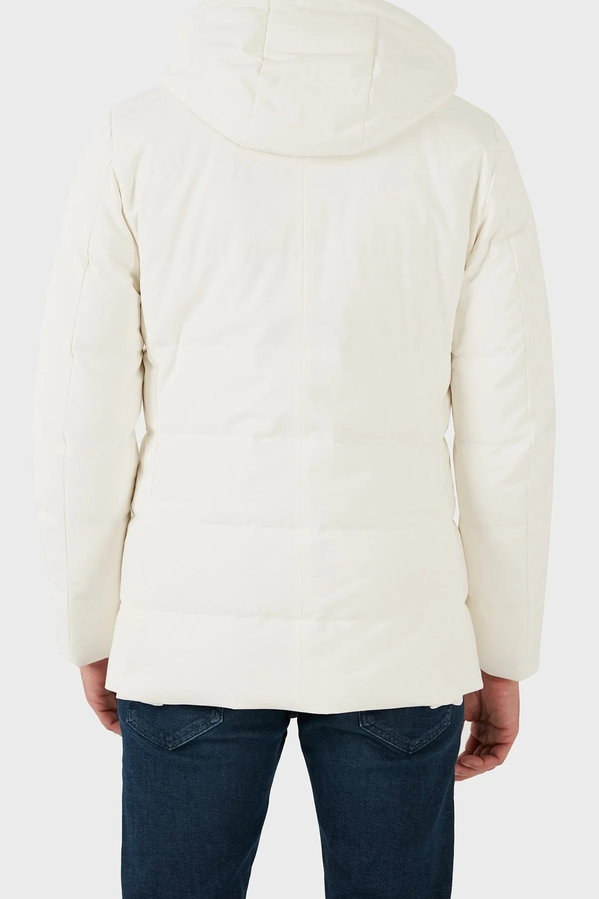 ecore Regular Fit Astarlı Çıkarabilir Kapüşonlu Erkek Mont F07MUCX581 185 01 BEYAZ - 10