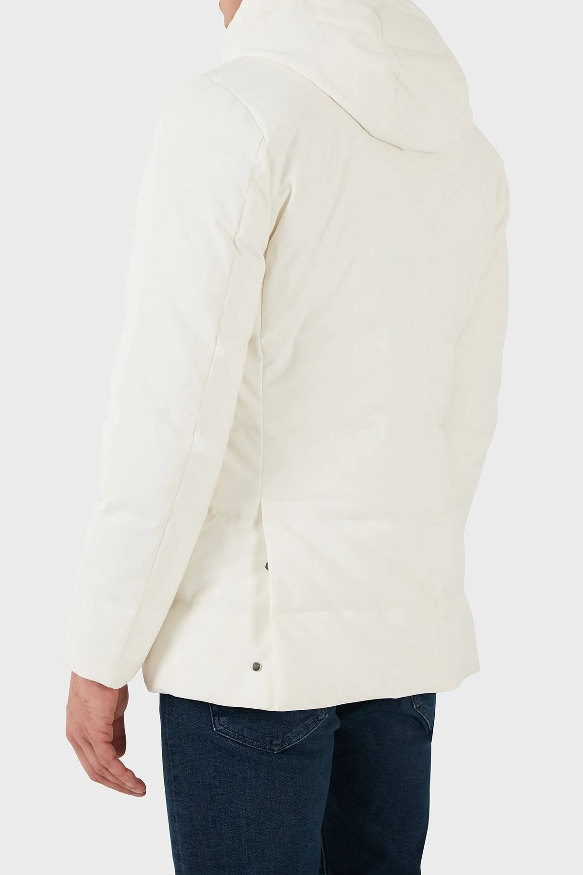 ecore Regular Fit Astarlı Çıkarabilir Kapüşonlu Erkek Mont F07MUCX581 185 01 BEYAZ - 13