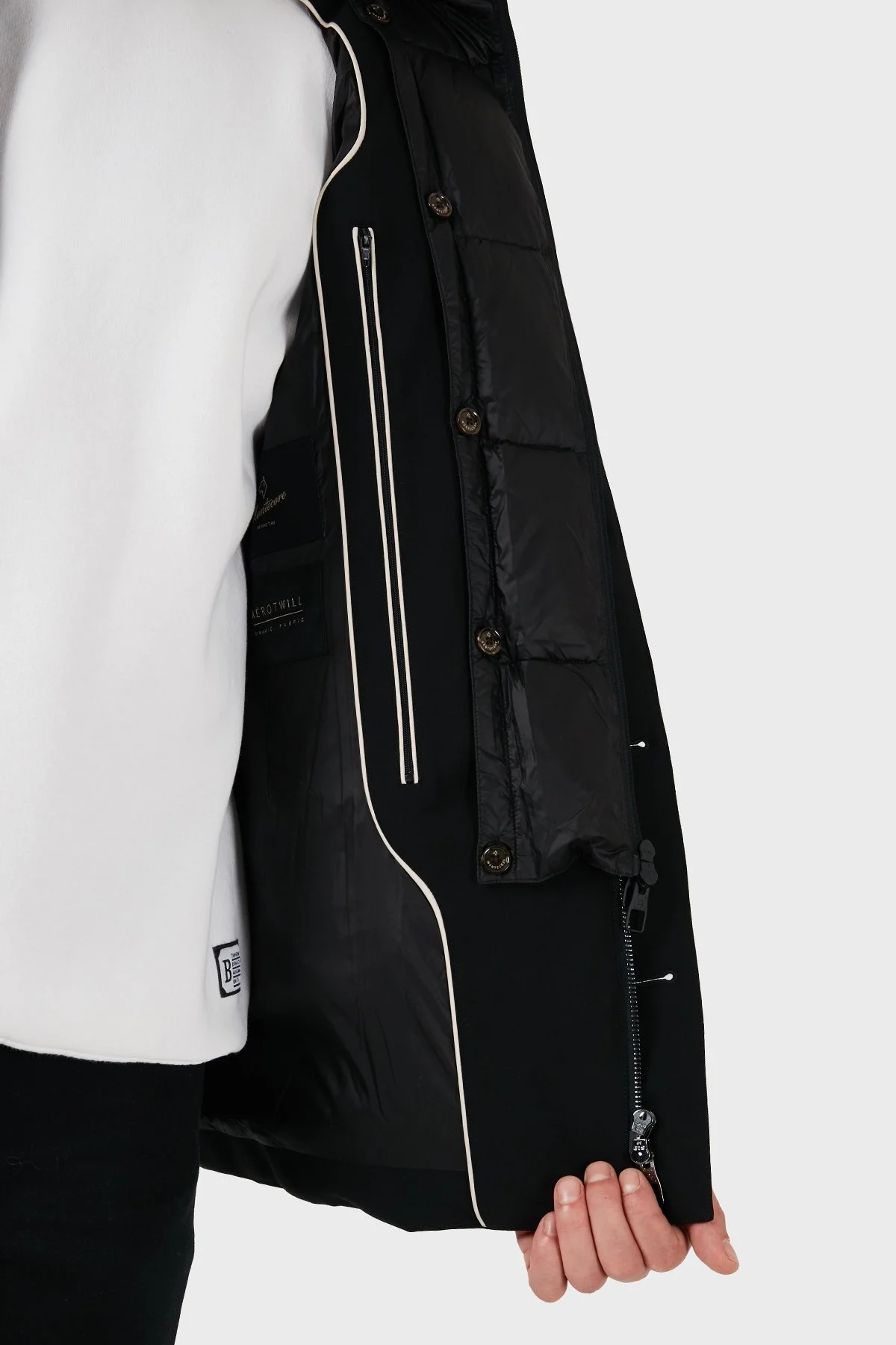 ecore Regular Fit Astarlı Çıkarılabilir Kapüşonlu Erkek Mont F07MUCX581 185 99 SİYAH - 11