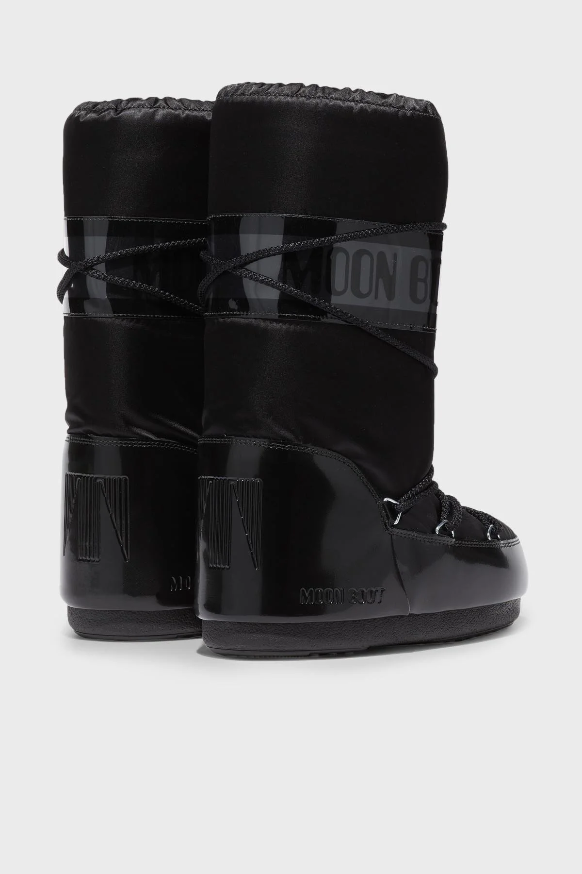 Moon Boot Logolu Bağcıklı Su İtici Bayan Kar Botu 80D1401680 N001 SİYAH - 3