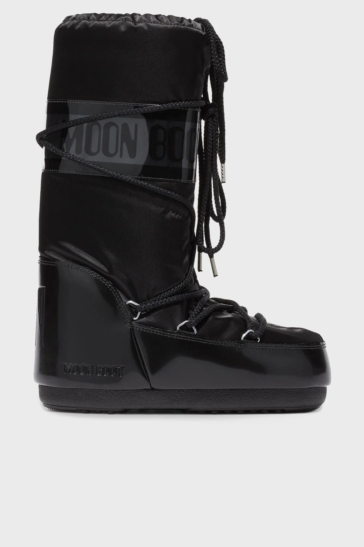 Moon Boot Logolu Bağcıklı Su İtici Kadın Kar Botu 80D1401680 N001 SİYAH - 1