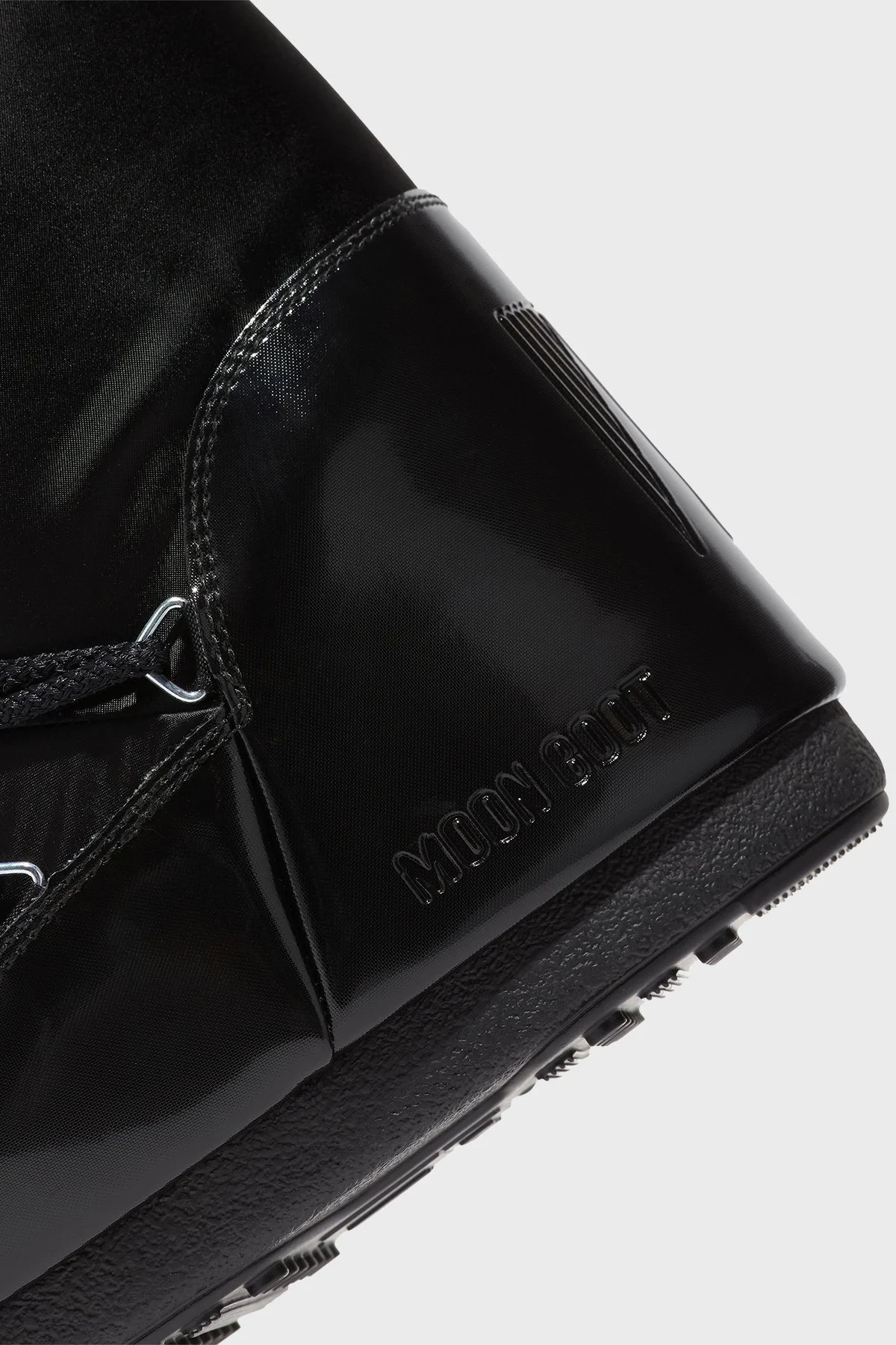 Moon Boot Logolu Bağcıklı Su İtici Kadın Kar Botu 80D1401680 N001 SİYAH - 5