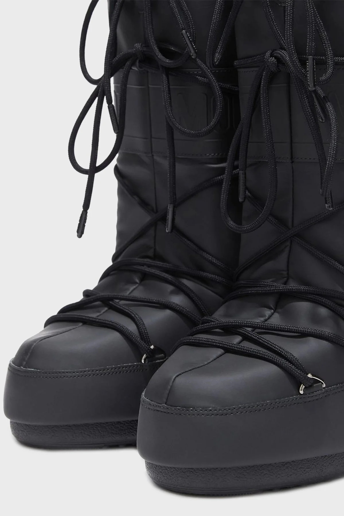 Moon Boot Logolu Bağcıklı Su İtici Bayan Kar Botu 80D1402760 N001 SİYAH - 2