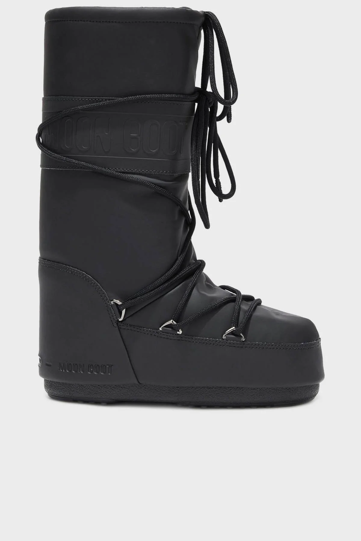 Moon Boot Logolu Bağcıklı Su İtici Kadın Kar Botu 80D1402760 N001 SİYAH - 1