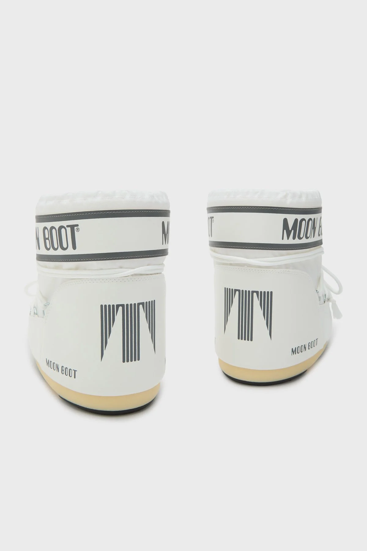 Moon Boot Logolu Bağcıklı Su İtici Bayan Kar Botu 80D1409340 A009 BEYAZ - 4