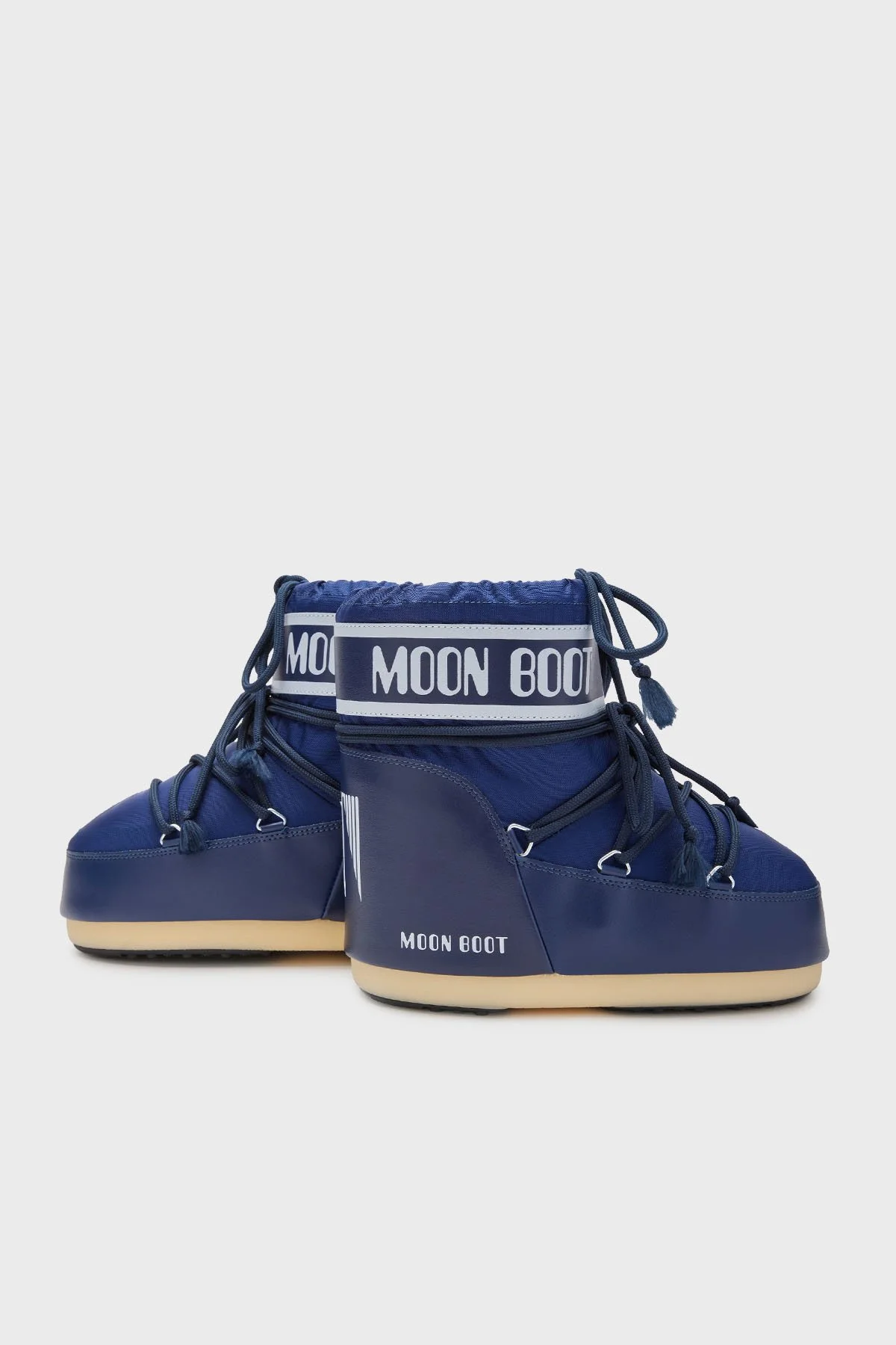 Moon Boot Logolu Bağcıklı Su İtici Kadın Kar Botu 80D1409340 F003 LACİVERT - 3