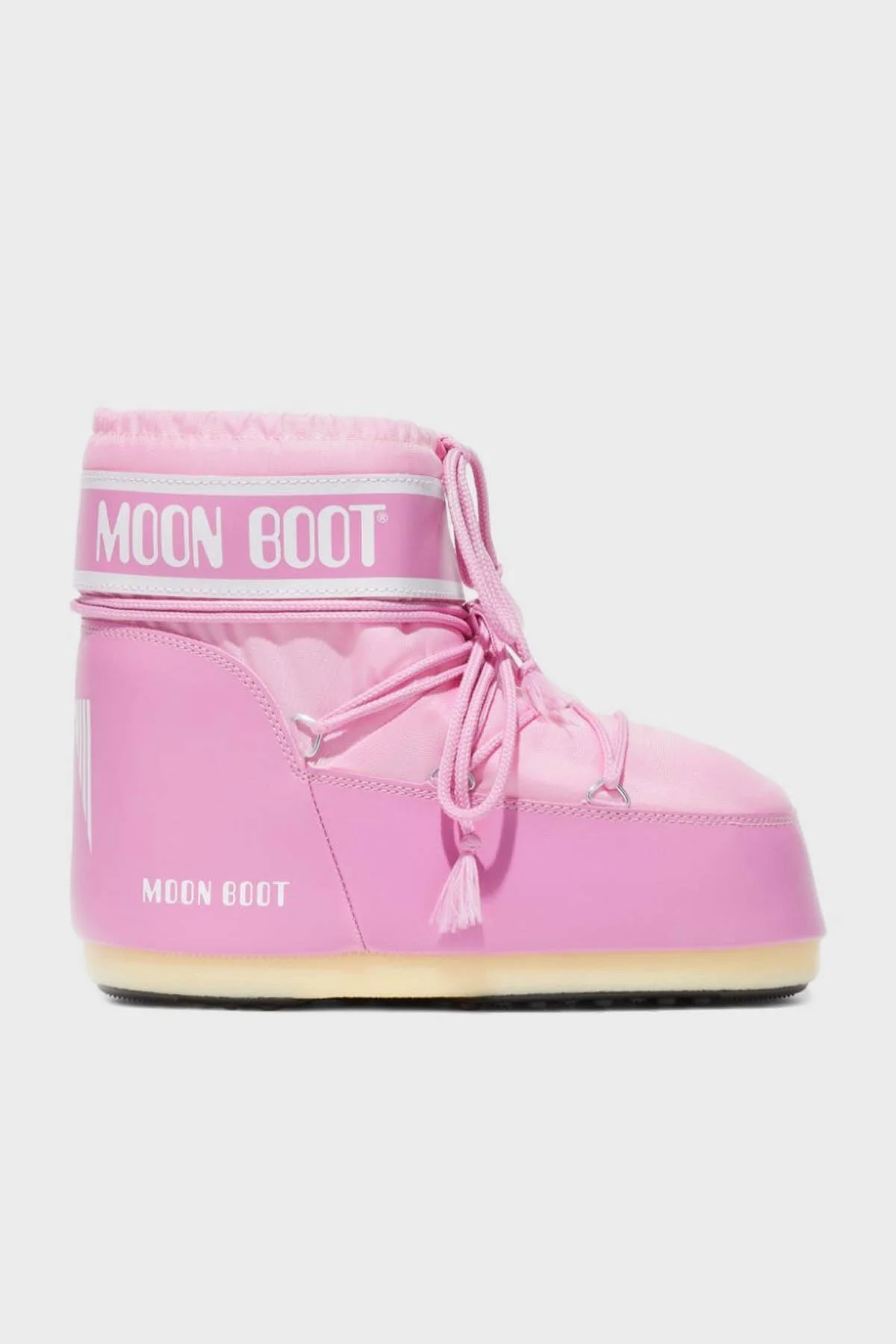 Moon Boot Logolu Bağcıklı Su İtici Bayan Kar Botu 80D1409340 J001 PEMBE - 5