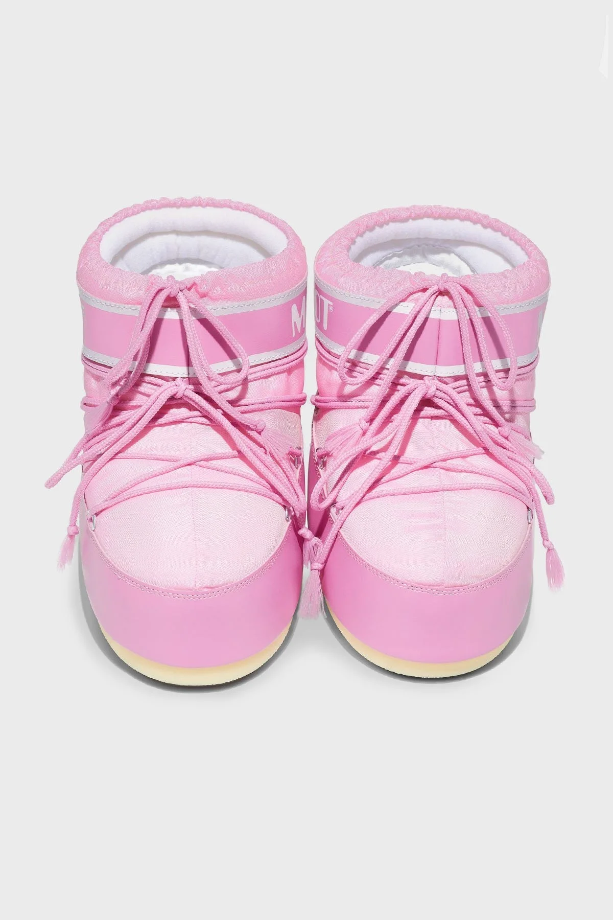 Moon Boot Logolu Bağcıklı Su İtici Bayan Kar Botu 80D1409340 J001 PEMBE - 6