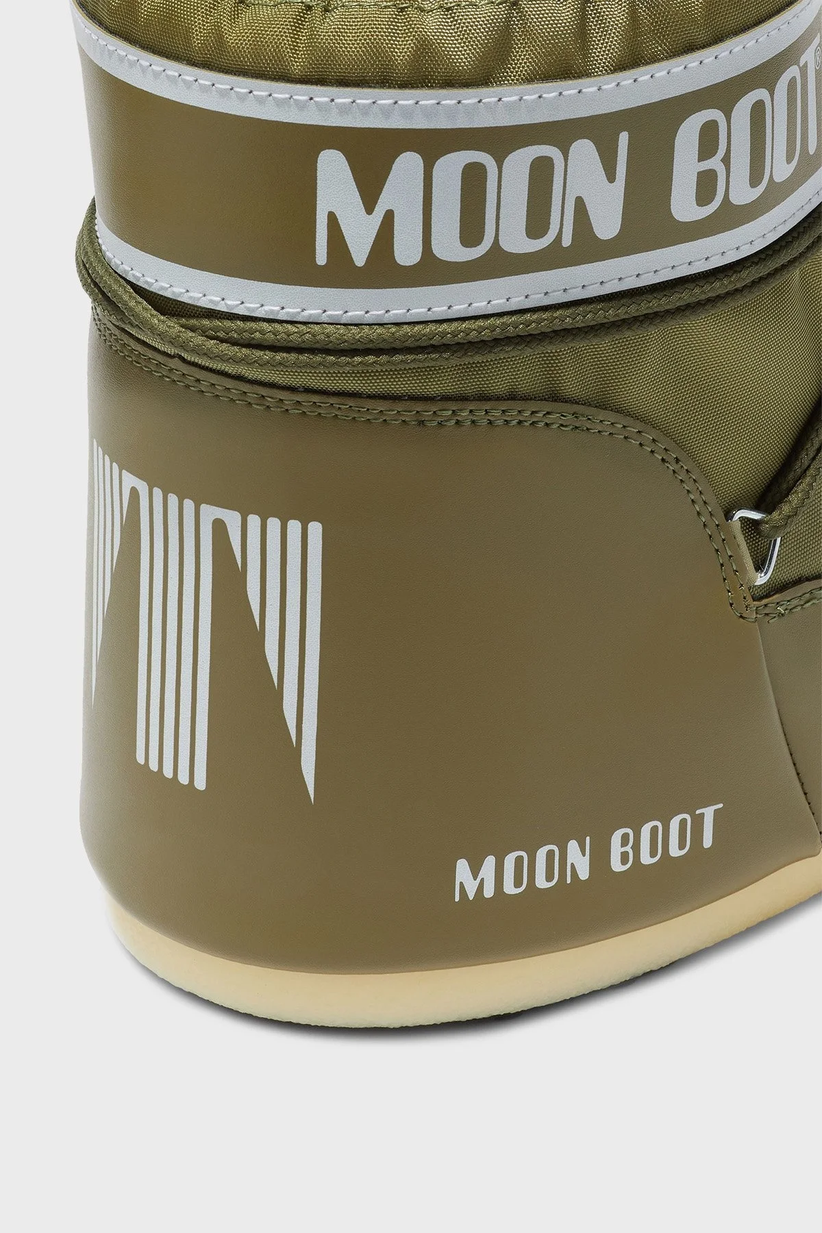 Moon Boot Logolu Bağcıklı Su İtici Bayan Kar Botu 80D1409340 M006 HAKİ - 4