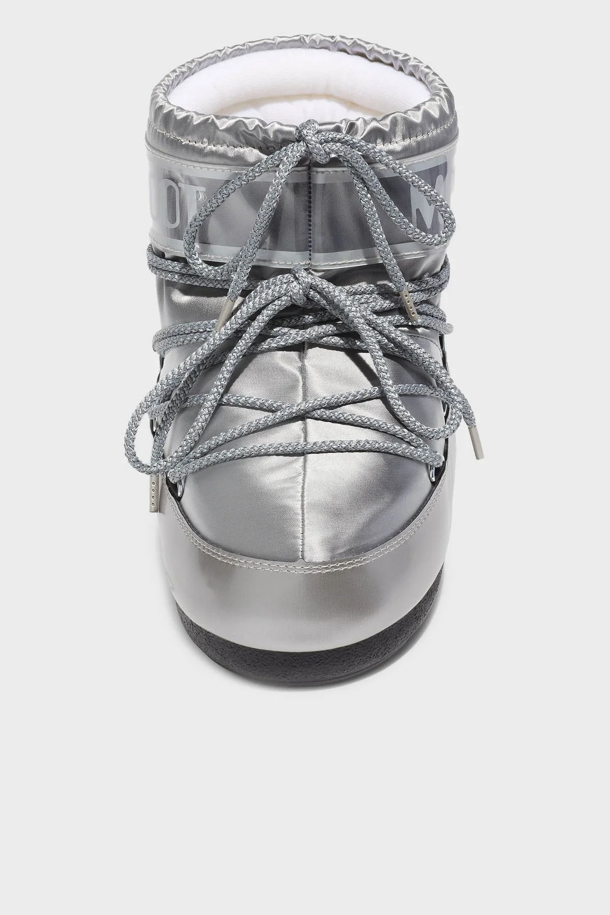 Moon Boot Logolu Bağcıklı Su İtici Bayan Kar Botu 80D1409350 H001 GÜMÜŞ - 2
