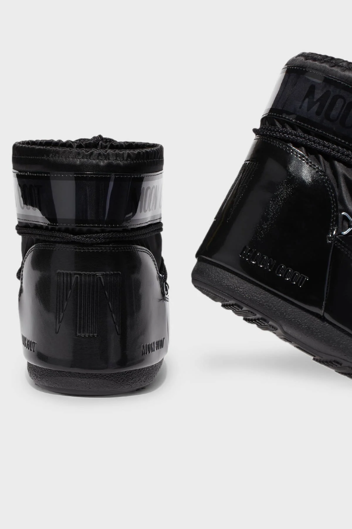 Moon Boot Logolu Bağcıklı Su İtici Bayan Kar Botu 80D1409350 N001 SİYAH - 7