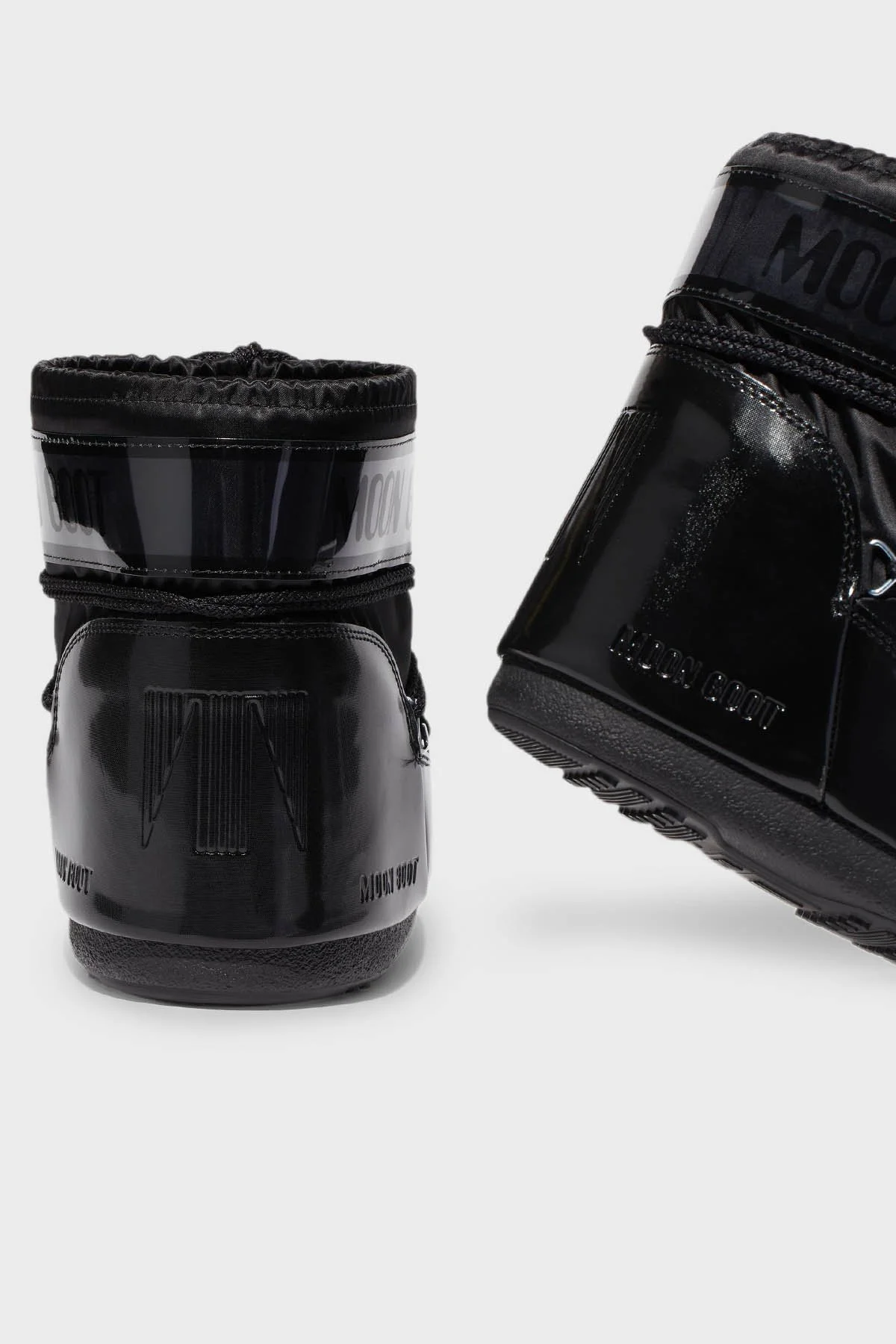 Moon Boot Logolu Bağcıklı Su İtici Kadın Kar Botu 80D1409350 N001 SİYAH - 3