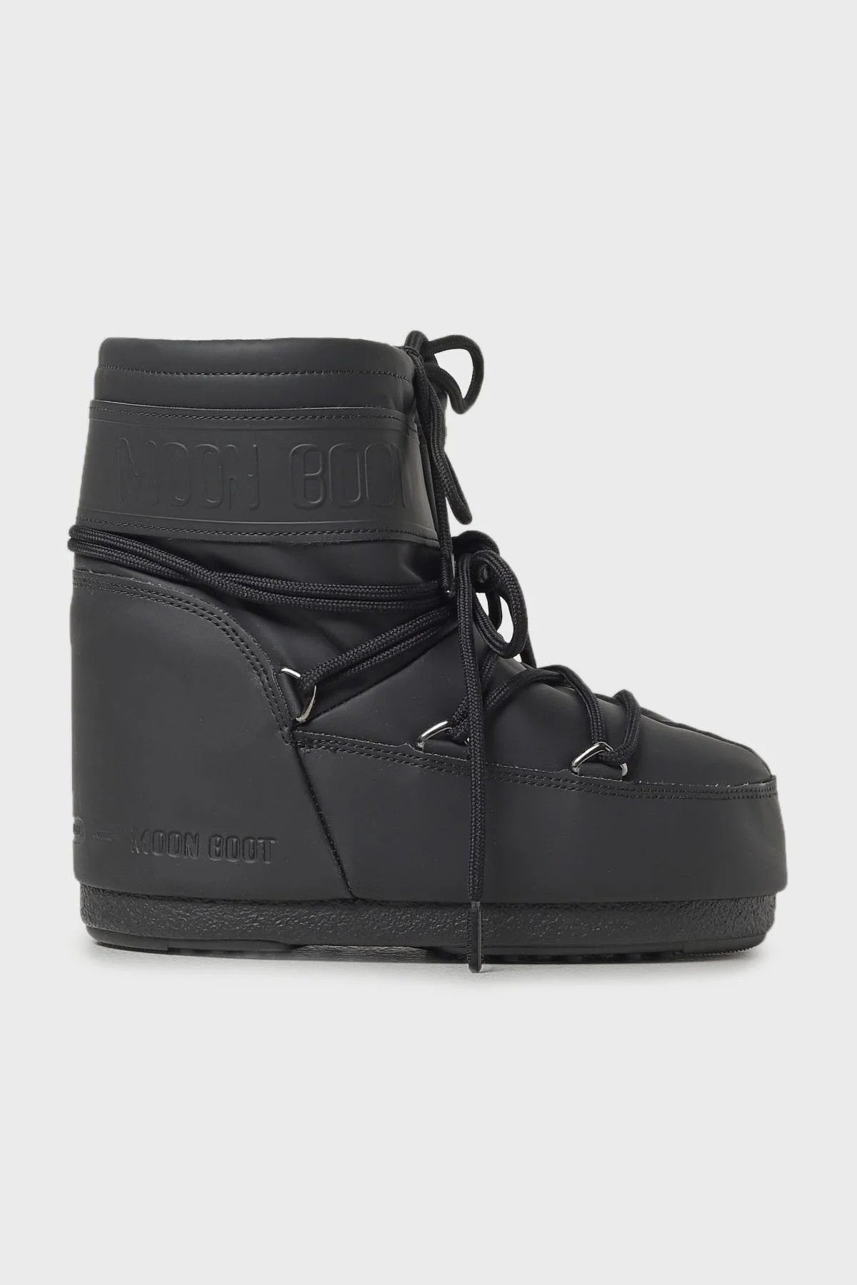 Moon Boot Logolu Bağcıklı Su İtici Bayan Kar Botu 80D1409380 N001 SİYAH - 1