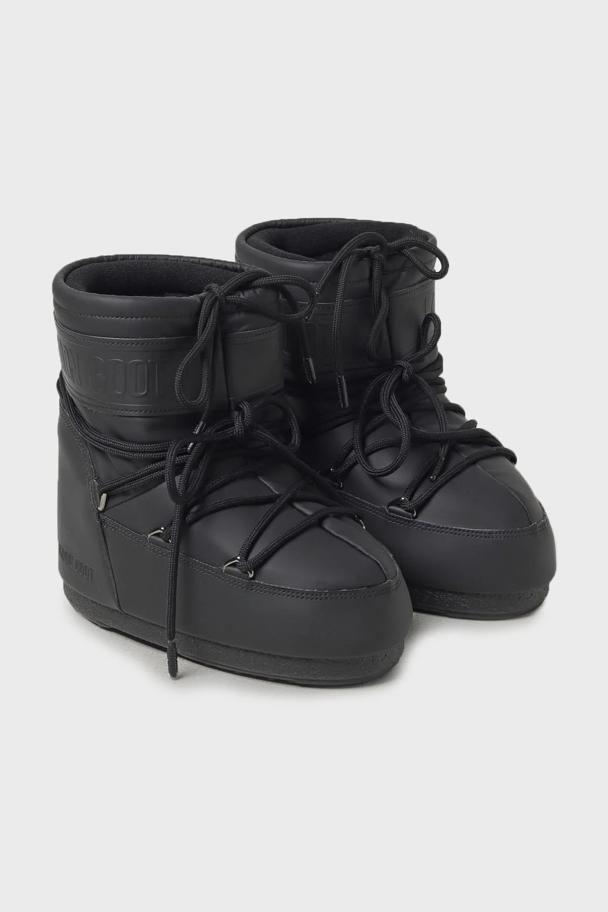 Moon Boot Logolu Bağcıklı Su İtici Bayan Kar Botu 80D1409380 N001 SİYAH - 2