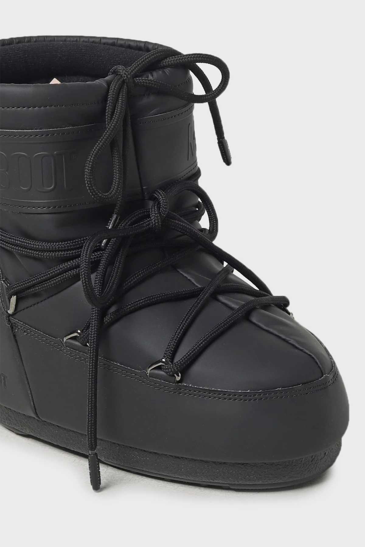 Moon Boot Logolu Bağcıklı Su İtici Bayan Kar Botu 80D1409380 N001 SİYAH - 3