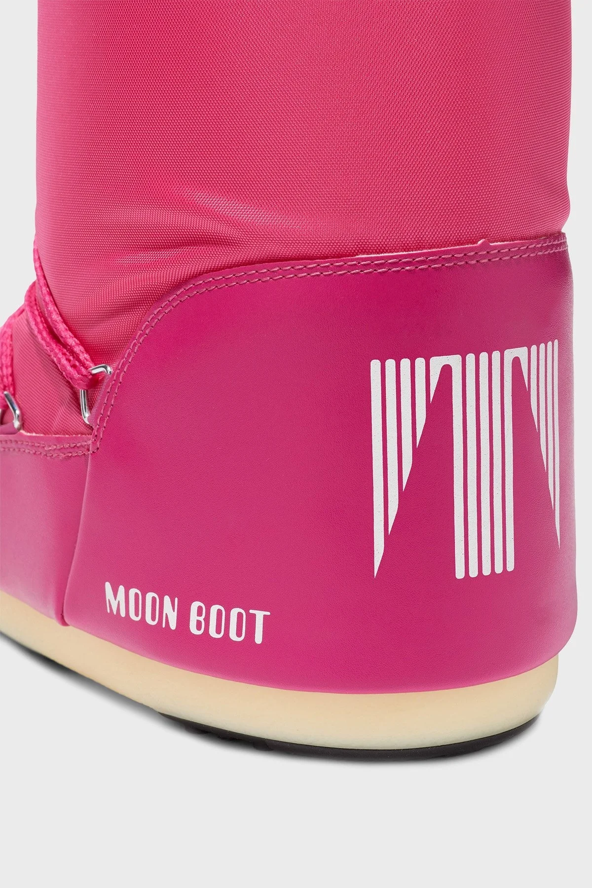 Moon Boot Logolu Bağcıklı Suya Dayanıklı Bayan Kar Botu 80D1400440 J003 FUŞYA - 8