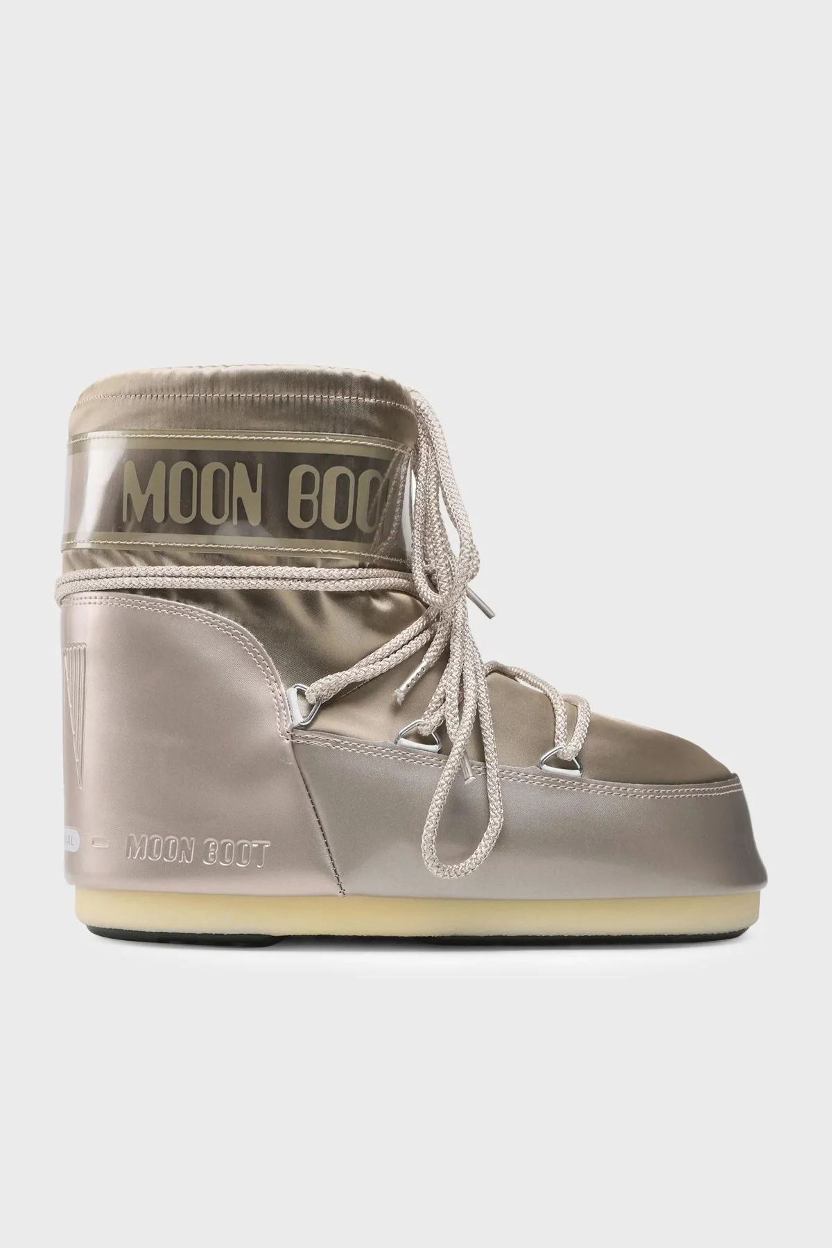 Moon Boot Su İtici Yalıtımlı Parlak Bayan Kar Botu 14093500 003 PLATİN - 1