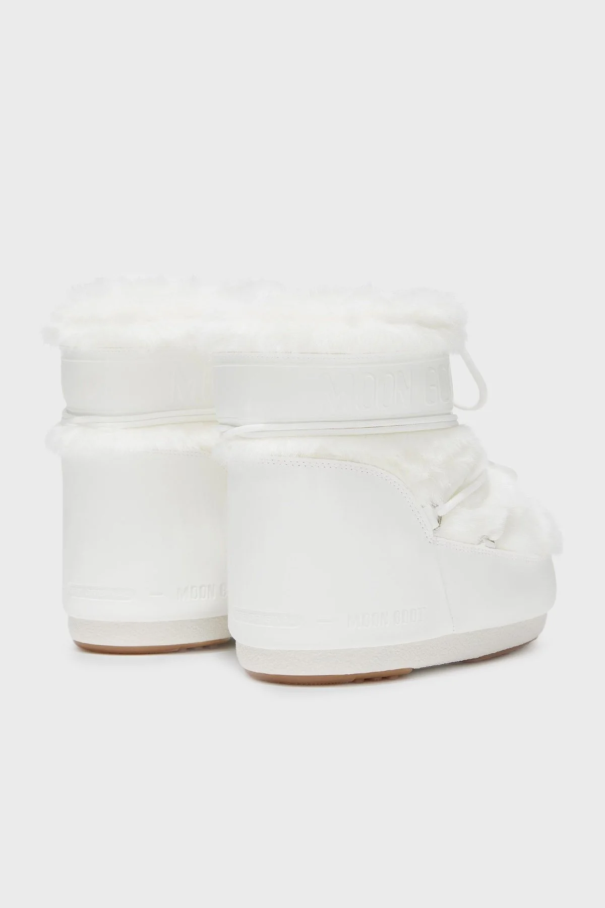 Moon Boot Suni Kürk Detaylı Su İtici Yalıtımlı Bayan Kar Botu 14093900 002 BEYAZ - 2