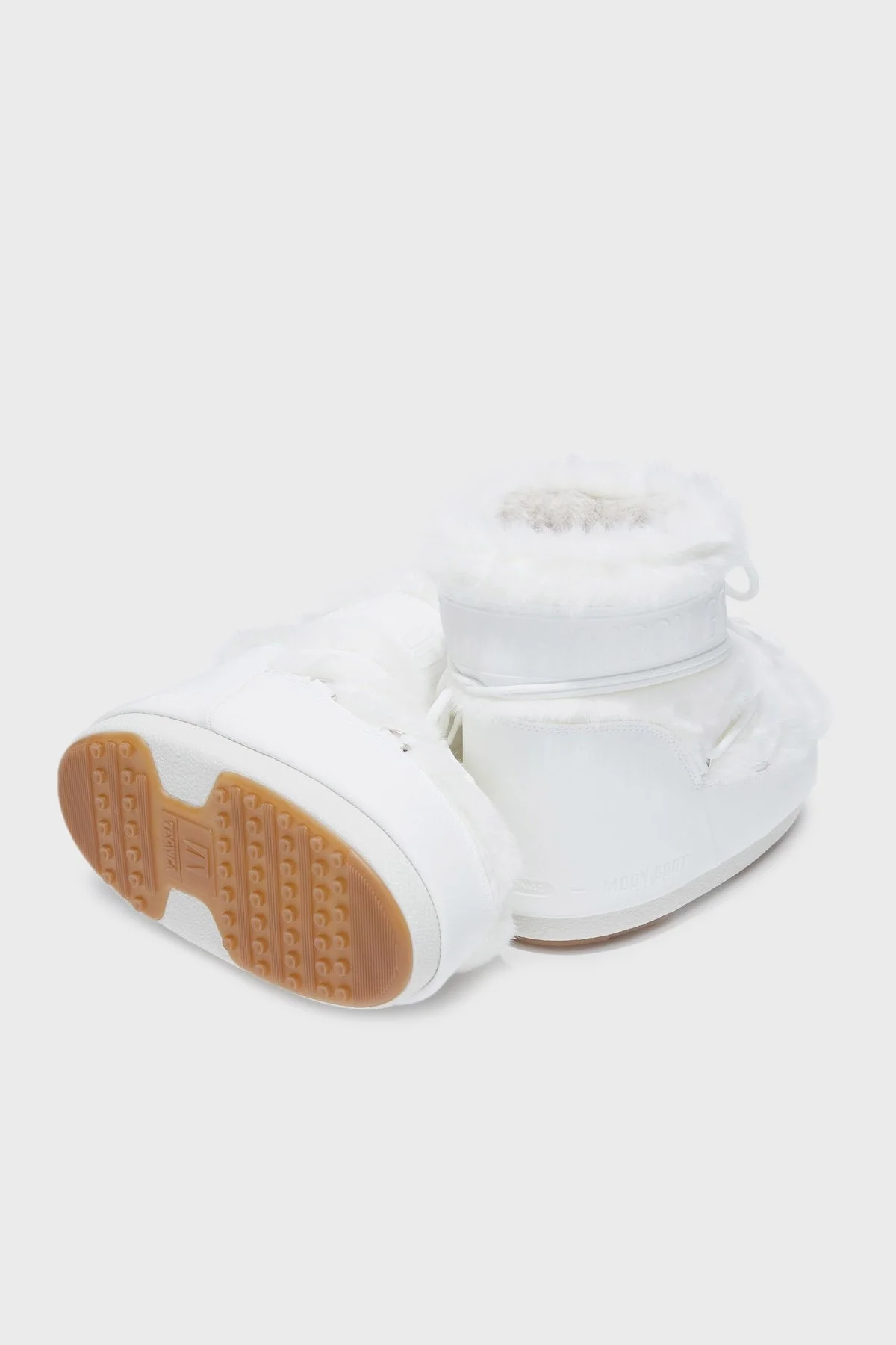 Moon Boot Suni Kürk Detaylı Su İtici Yalıtımlı Bayan Kar Botu 14093900 002 BEYAZ - 3