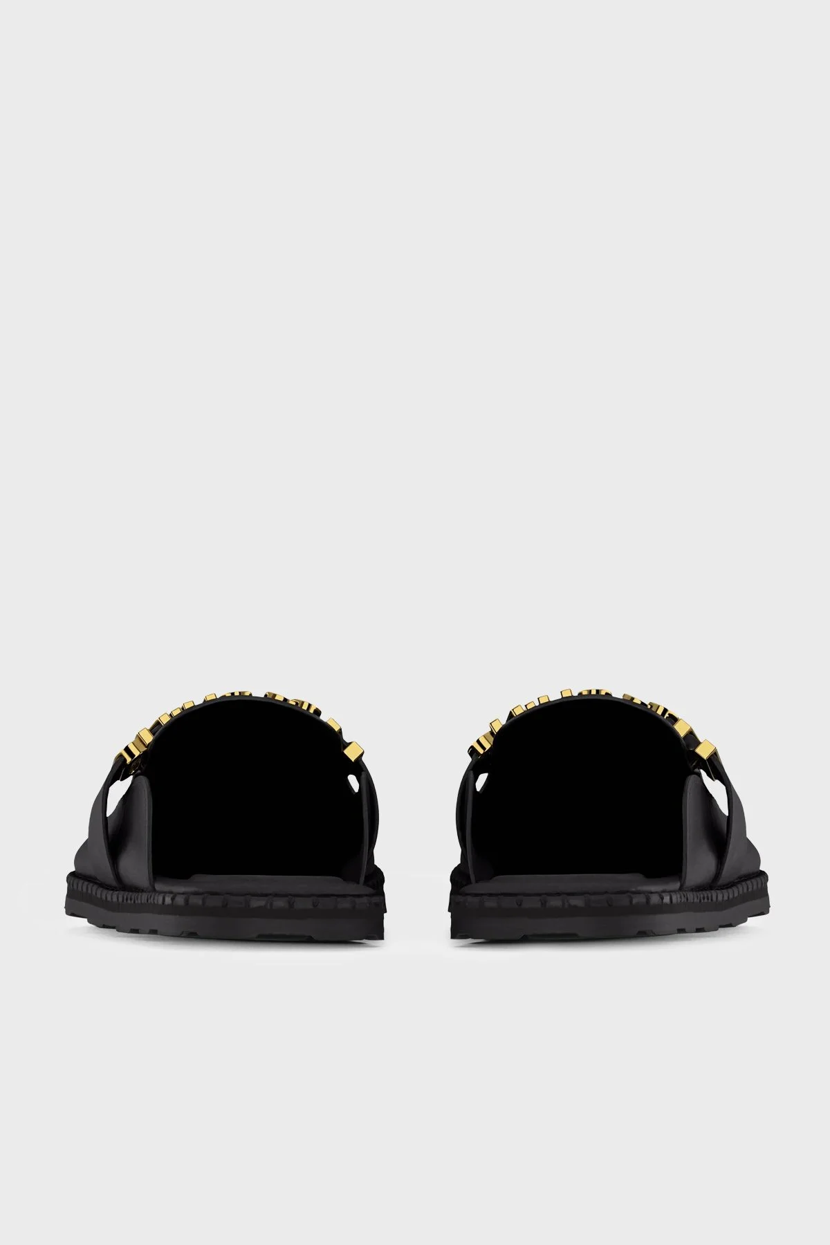 Moschino Logolu Kadın Terlik MA10162G1O261MPMF0 000 SİYAH - 5