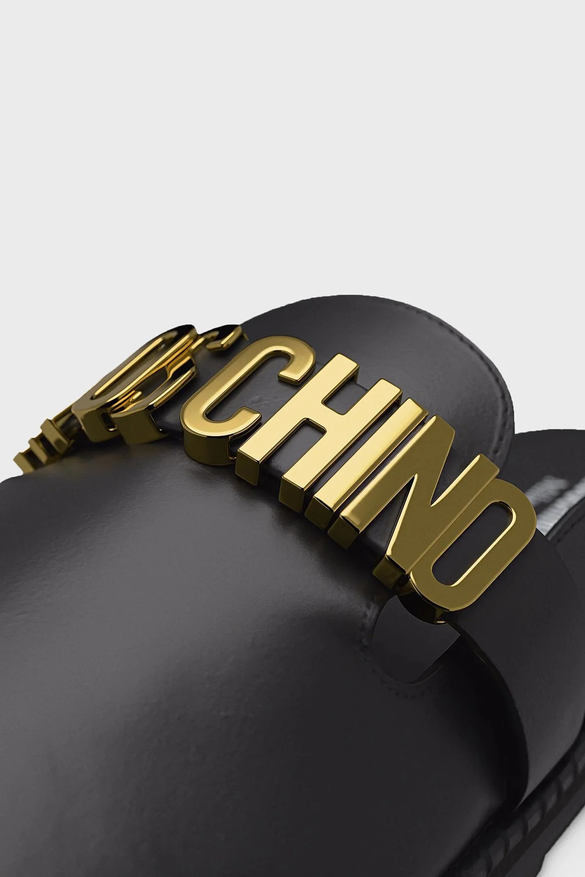 Moschino Logolu Kadın Terlik MA10162G1O261MPMF0 000 SİYAH - 7