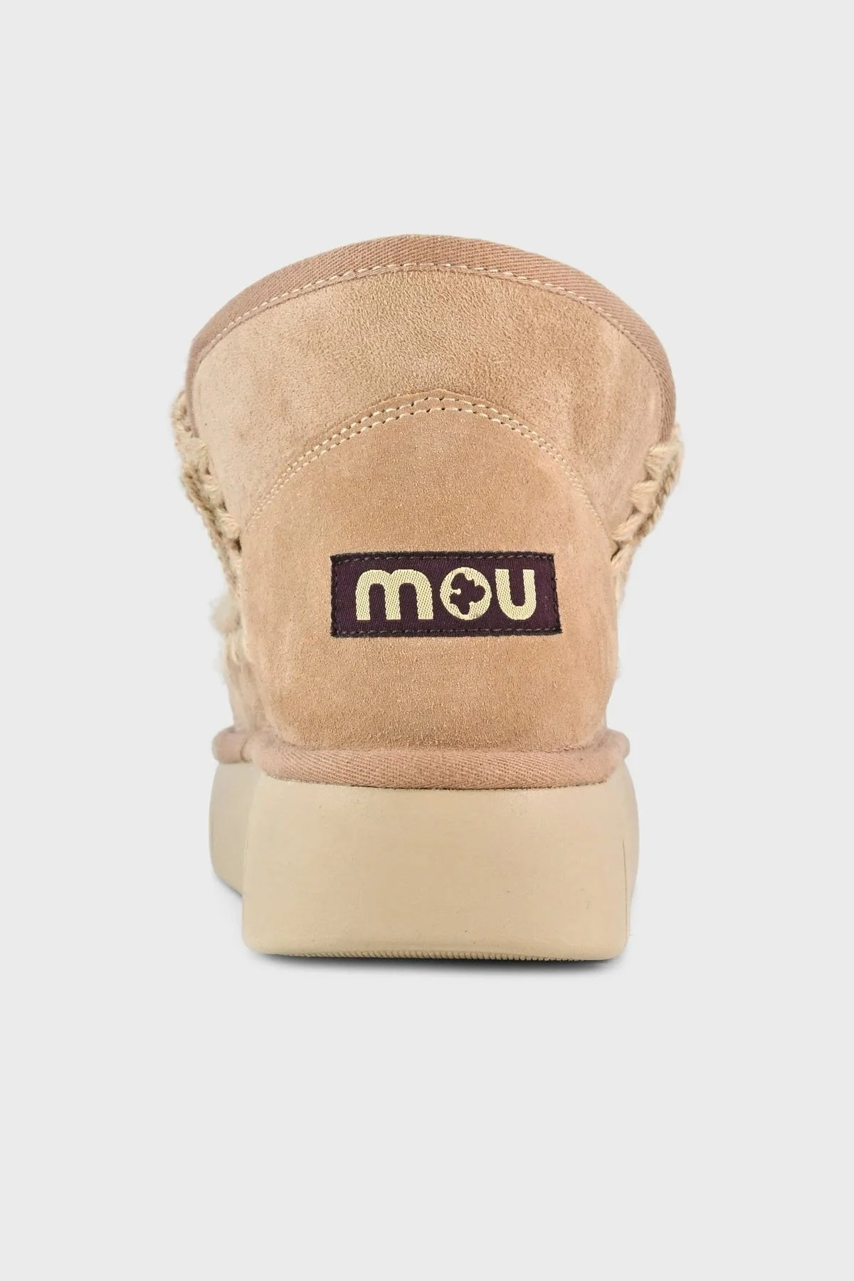 Mou Logolu Hakiki Deri Yumuşak Tüylü Dikiş Detaylı Eskimo Bounce Bayan Bot MU.FW531009A ELGRY GRİ - 10