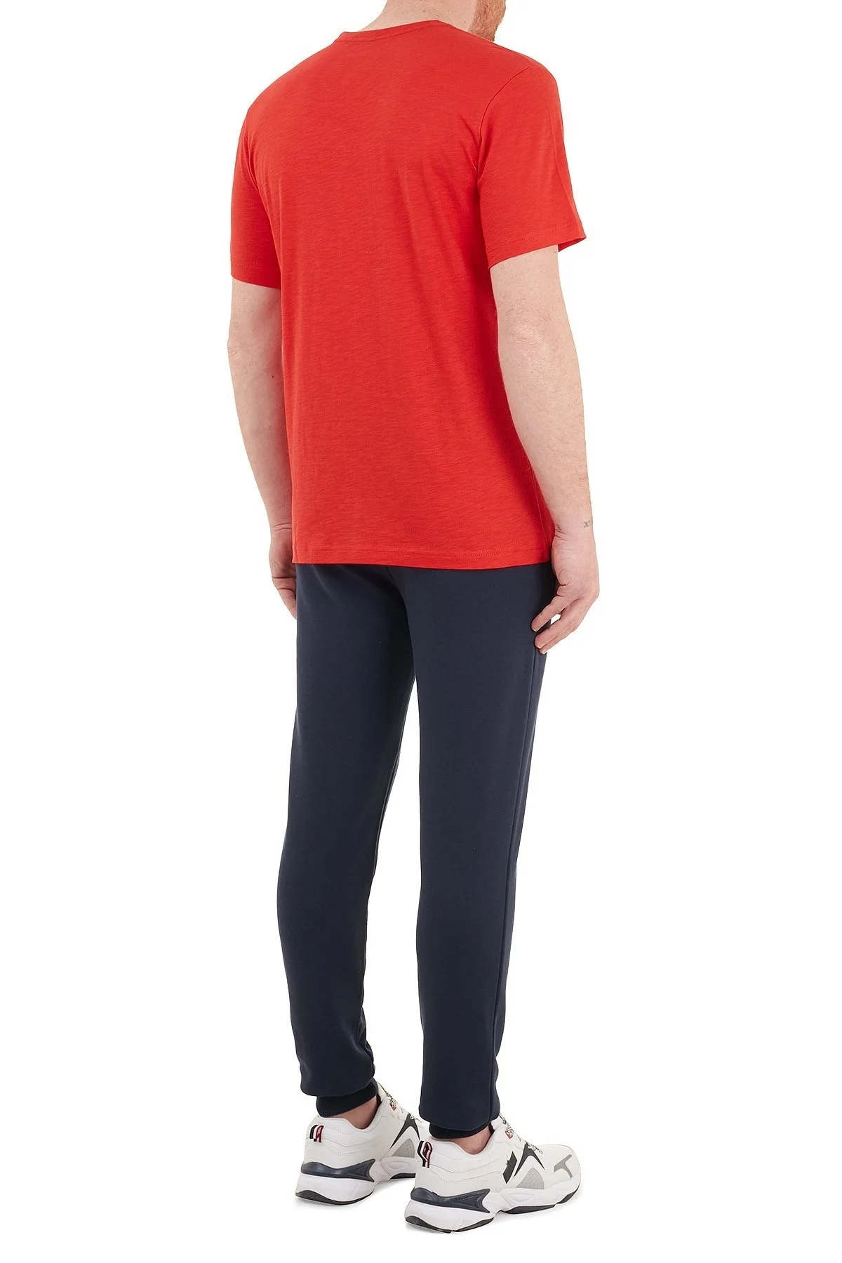 Nautica % 100 Pamuklu Cepli Erkek Eşofman Altı KC0112T 4NV LACİVERT - 5