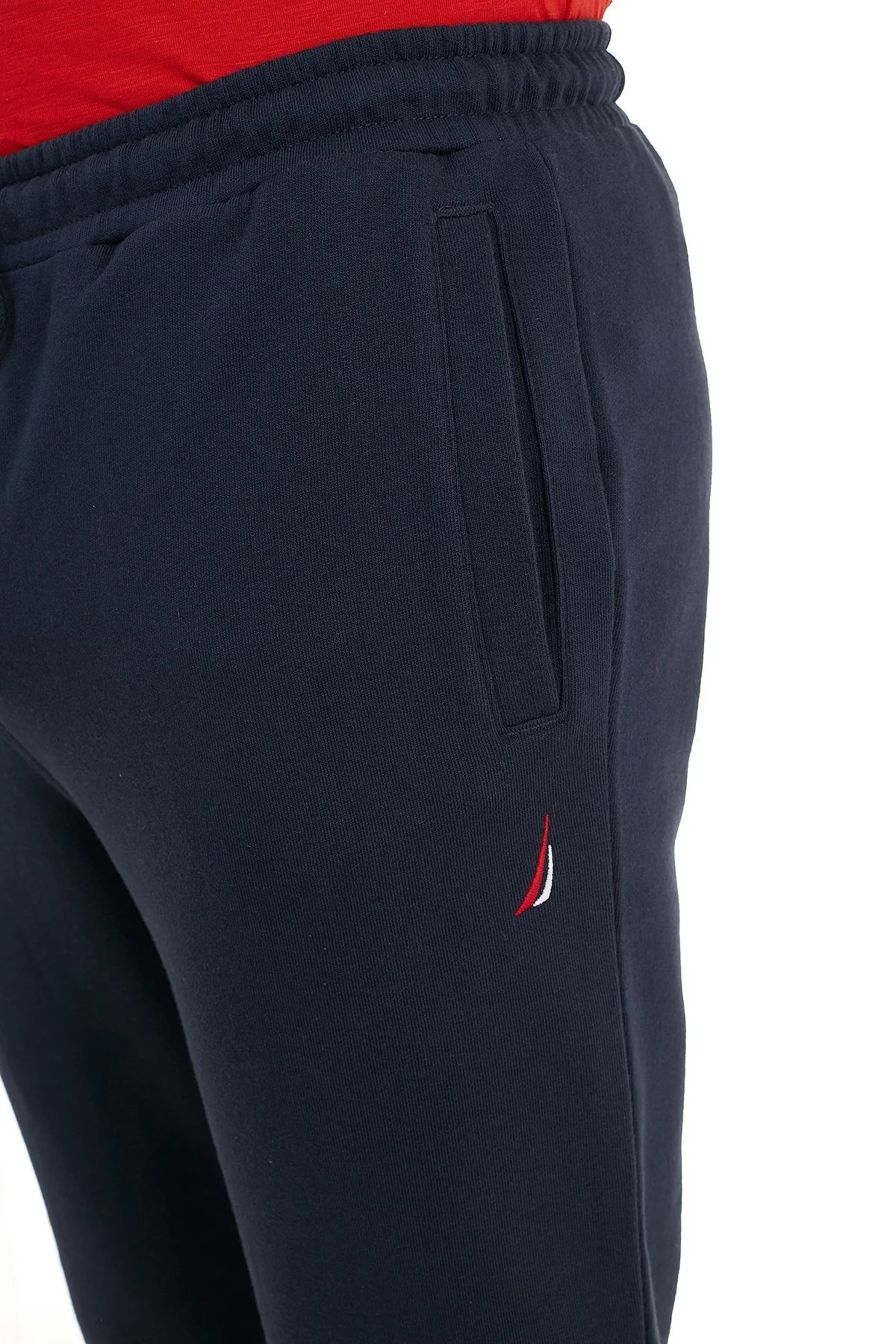 Nautica % 100 Pamuklu Cepli Erkek Eşofman Altı KC0112T 4NV LACİVERT - 6