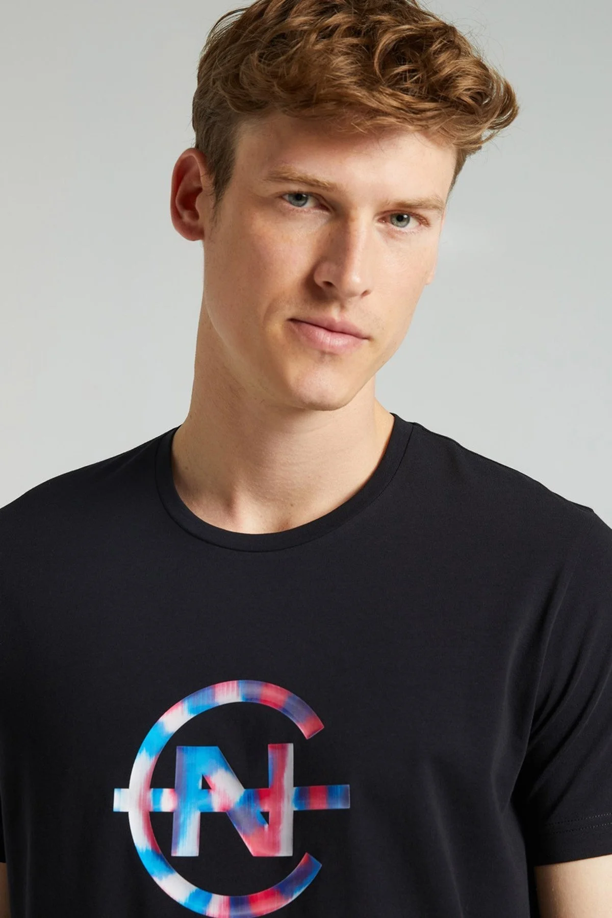 Nautica Baskılı Pamuklu Standart Fit Bisiklet Yaka Erkek T Shirt V35014T 0TB SİYAH - 3