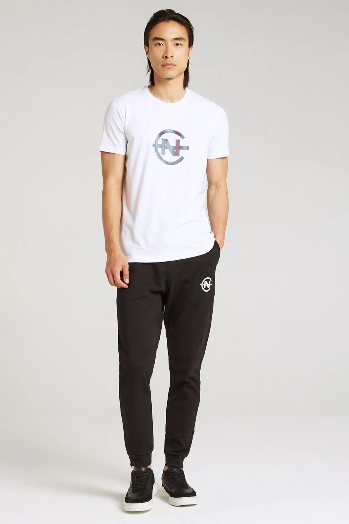 Nautica Baskılı Pamuklu Standart Fit Bisiklet Yaka Erkek T Shirt V35014T 1BW BEYAZ - 2