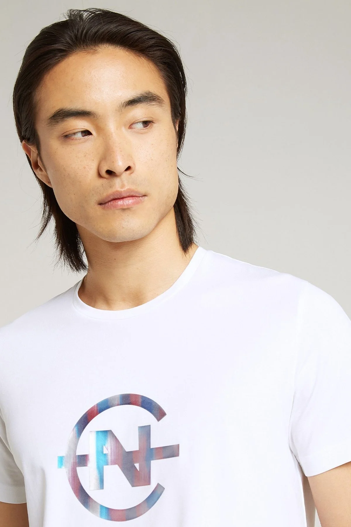 Nautica Baskılı Pamuklu Standart Fit Bisiklet Yaka Erkek T Shirt V35014T 1BW BEYAZ - 3