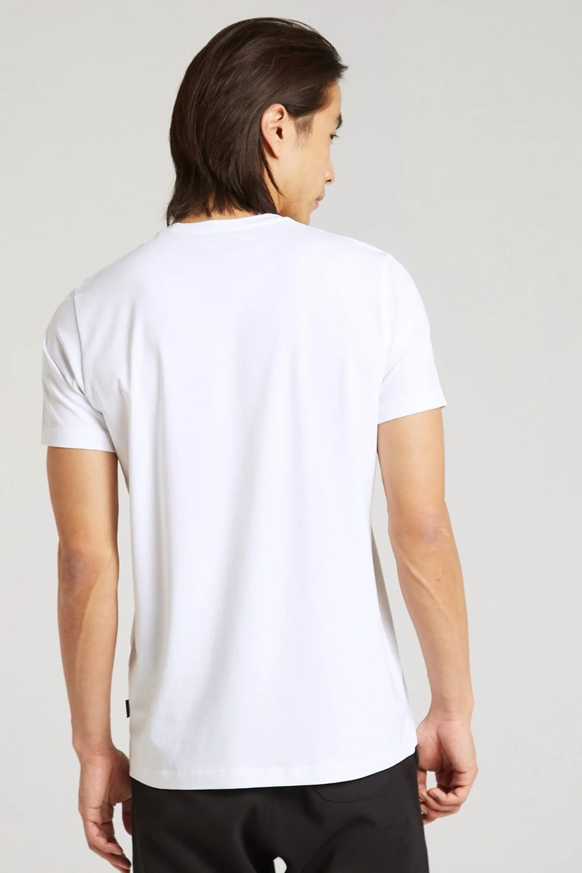 Nautica Baskılı Pamuklu Standart Fit Bisiklet Yaka Erkek T Shirt V35014T 1BW BEYAZ - 4