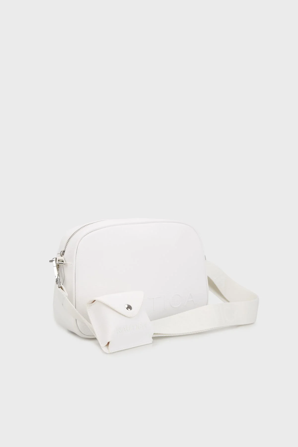 Nautica Cep Detaylı Ayarlanabilir Askılı Logolu Bayan Çanta CN7156T BEYAZ - 1