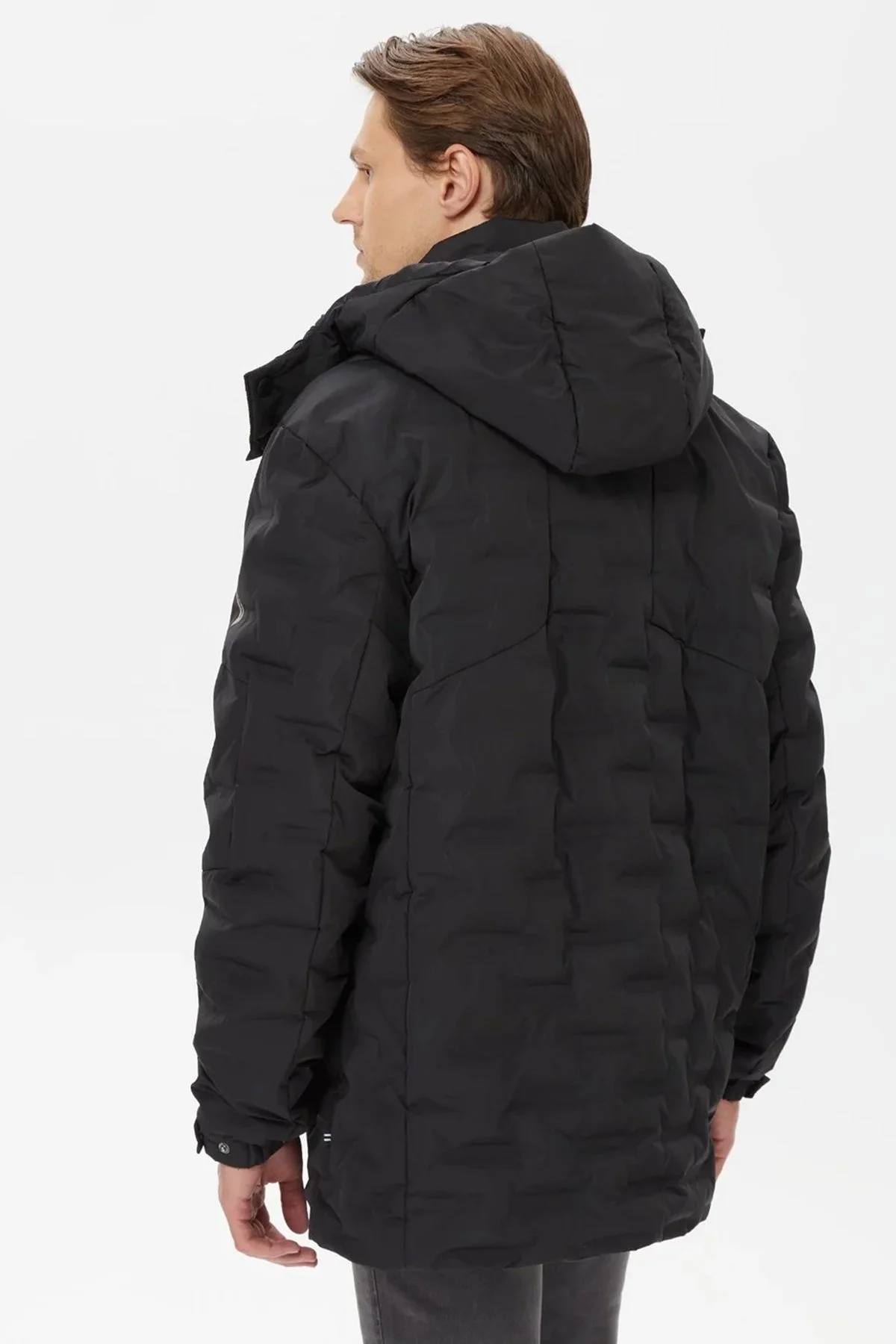 Nautica Çıkarılabilir Kapüşonlu Su İtici Erkek Mont J37026T 0TB SİYAH - 2