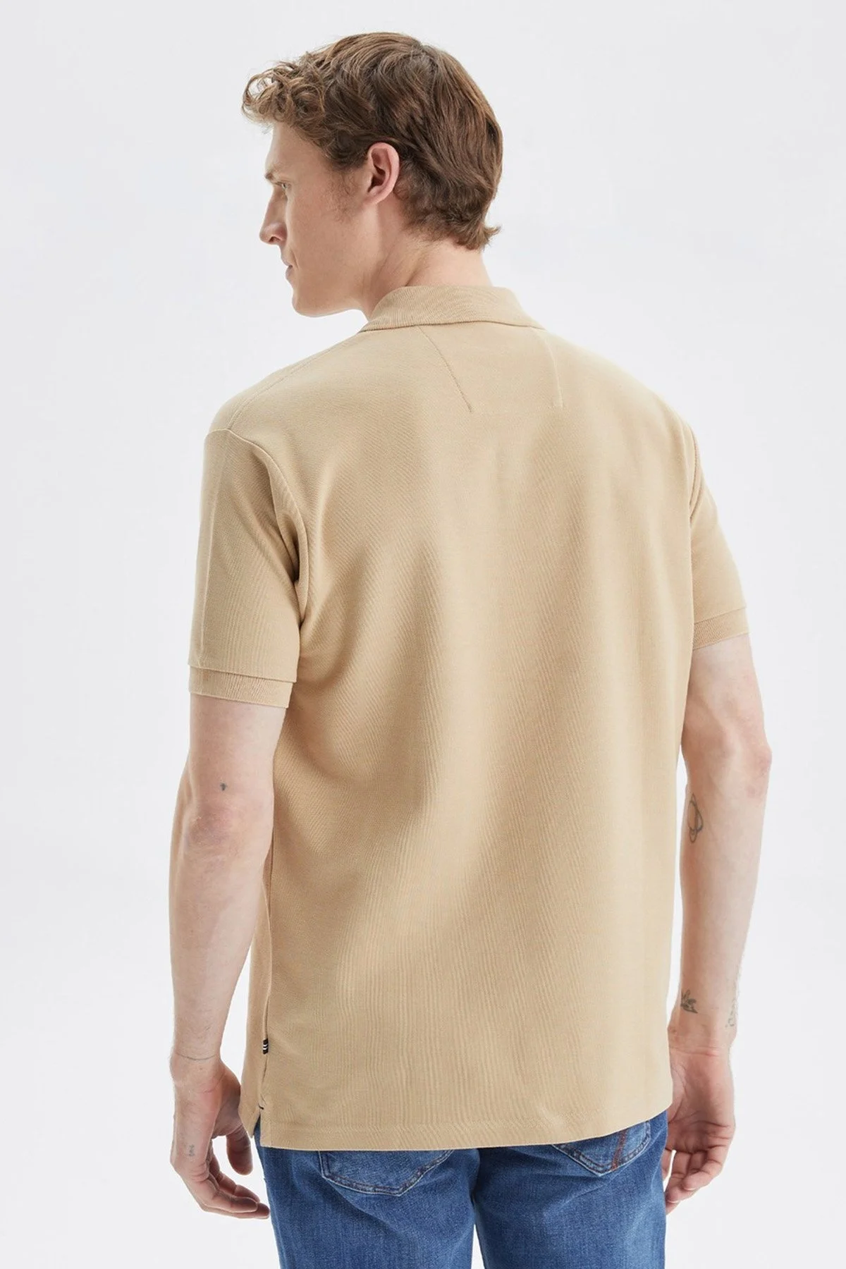 Nautica Classic Fit % 100 Pamuk Düğmeli Erkek Polo T Shirt K35000T 2SA VİZON - 8