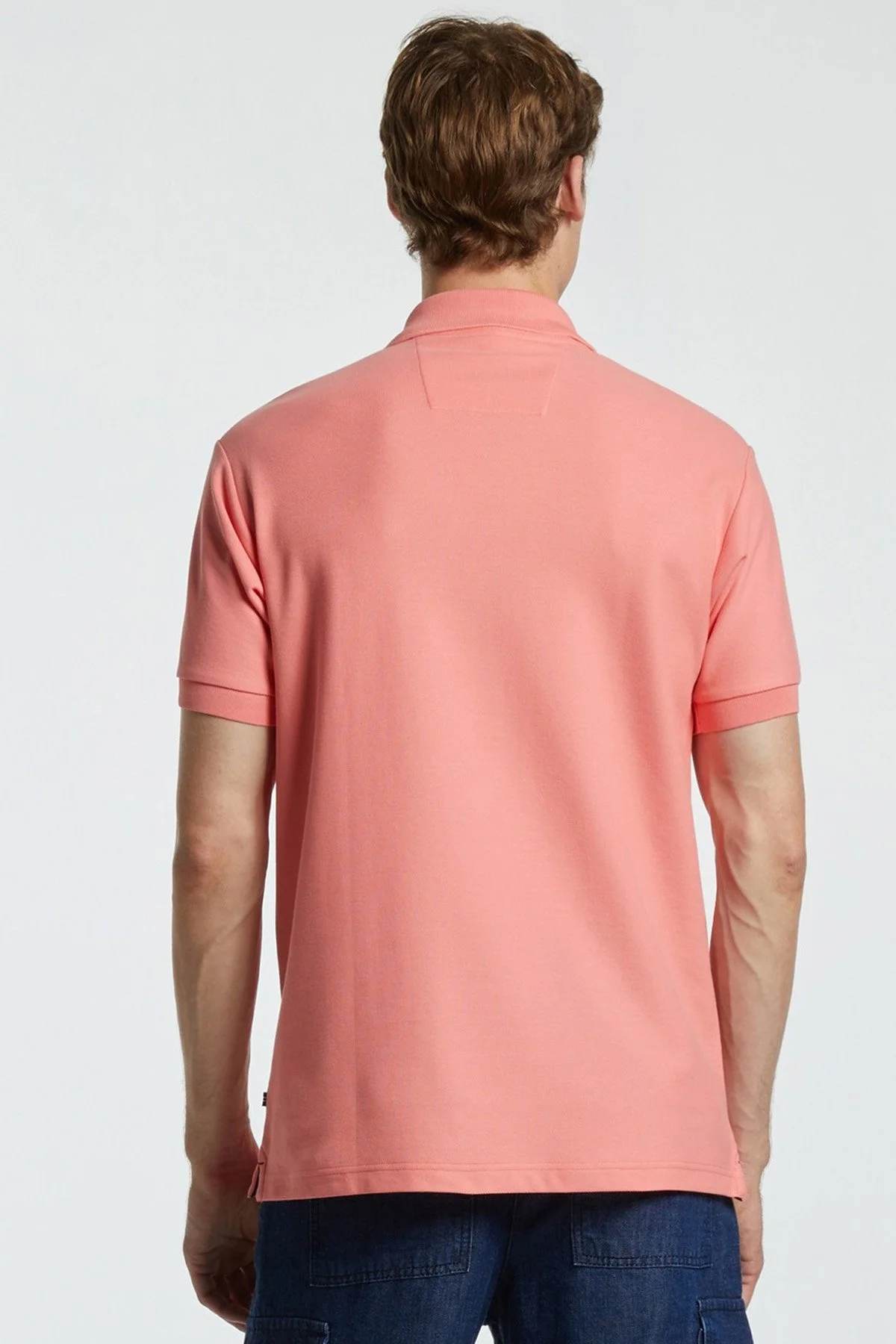 Nautica Classic Fit % 100 Pamuk Düğmeli Erkek Polo T Shirt K35000T 64C MERCAN - 4