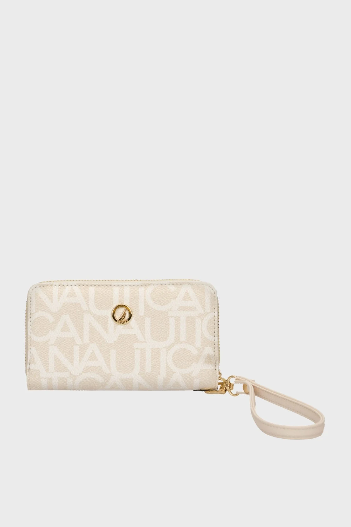 Nautica Logolu Fermuarlı Bayan Portföy C6311T KREM - 1