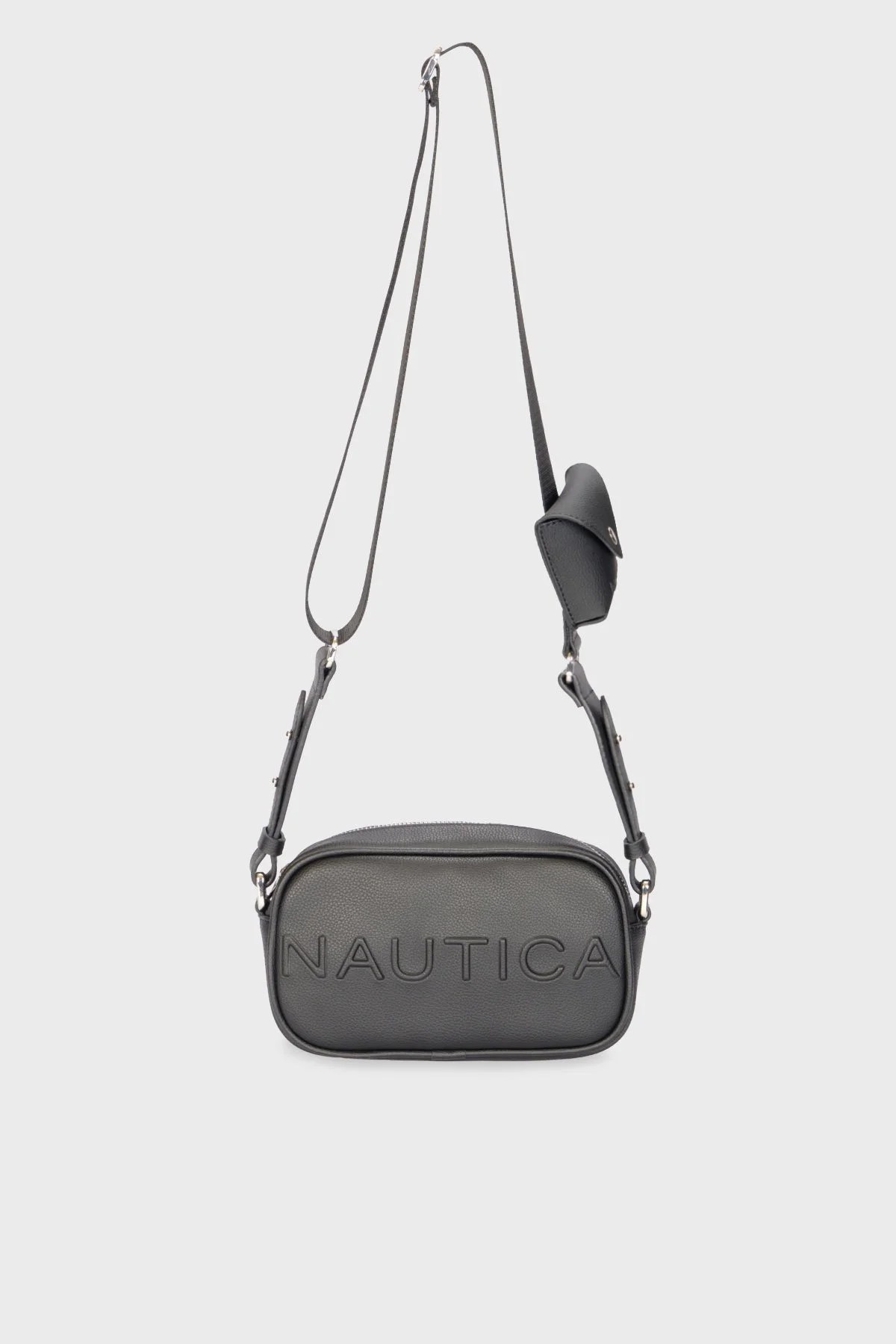 Nautica Mini Cüzdanlı Ayarlanabilir Omuz Askılı Bayan Çanta CN6171T SİYAH - 1