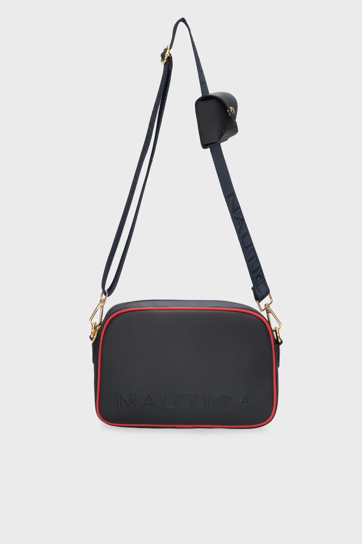 Nautica Mini Cüzdanlı Çıkarılabilir Uzatma Askılı Bayan Çanta CN6168T LACİVERT - 1