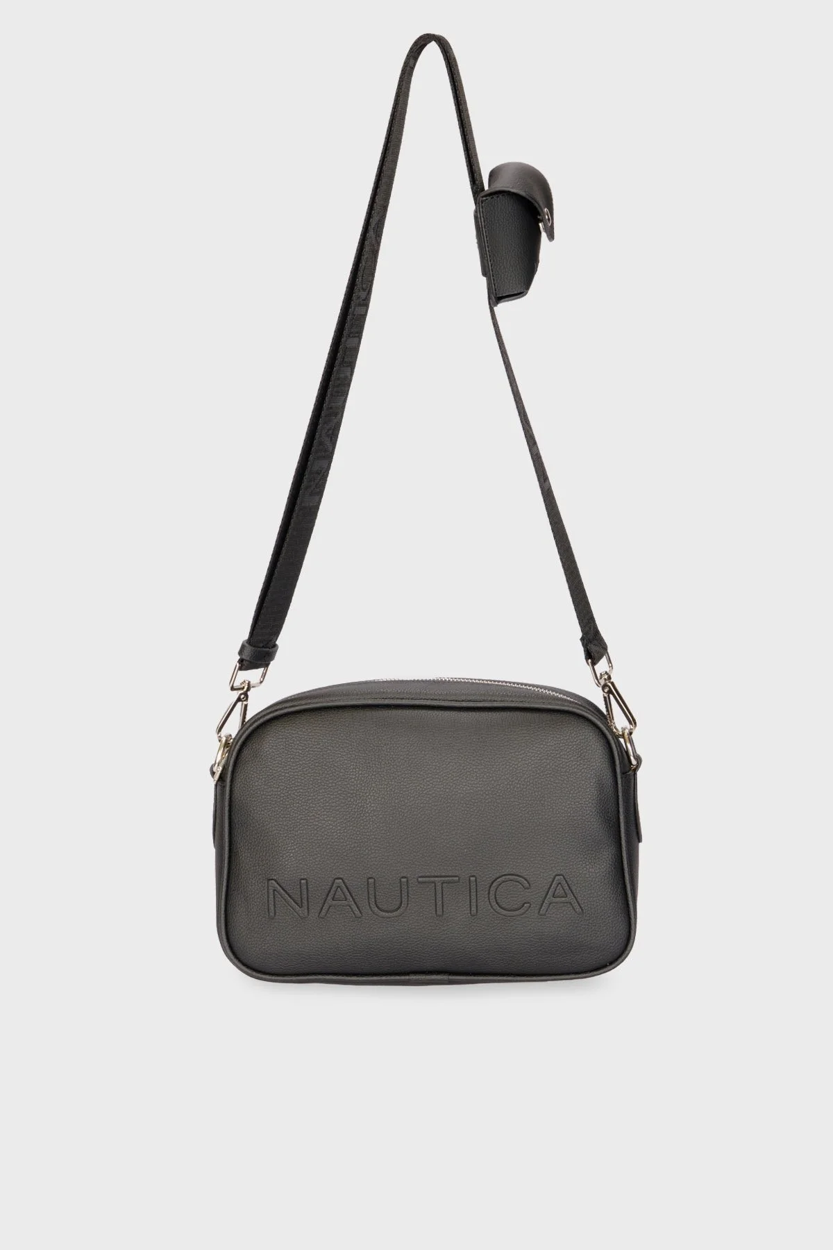 Nautica Mini Cüzdanlı Çıkarılabilir Uzatma Askılı Bayan Çanta CN6168T SİYAH - 1