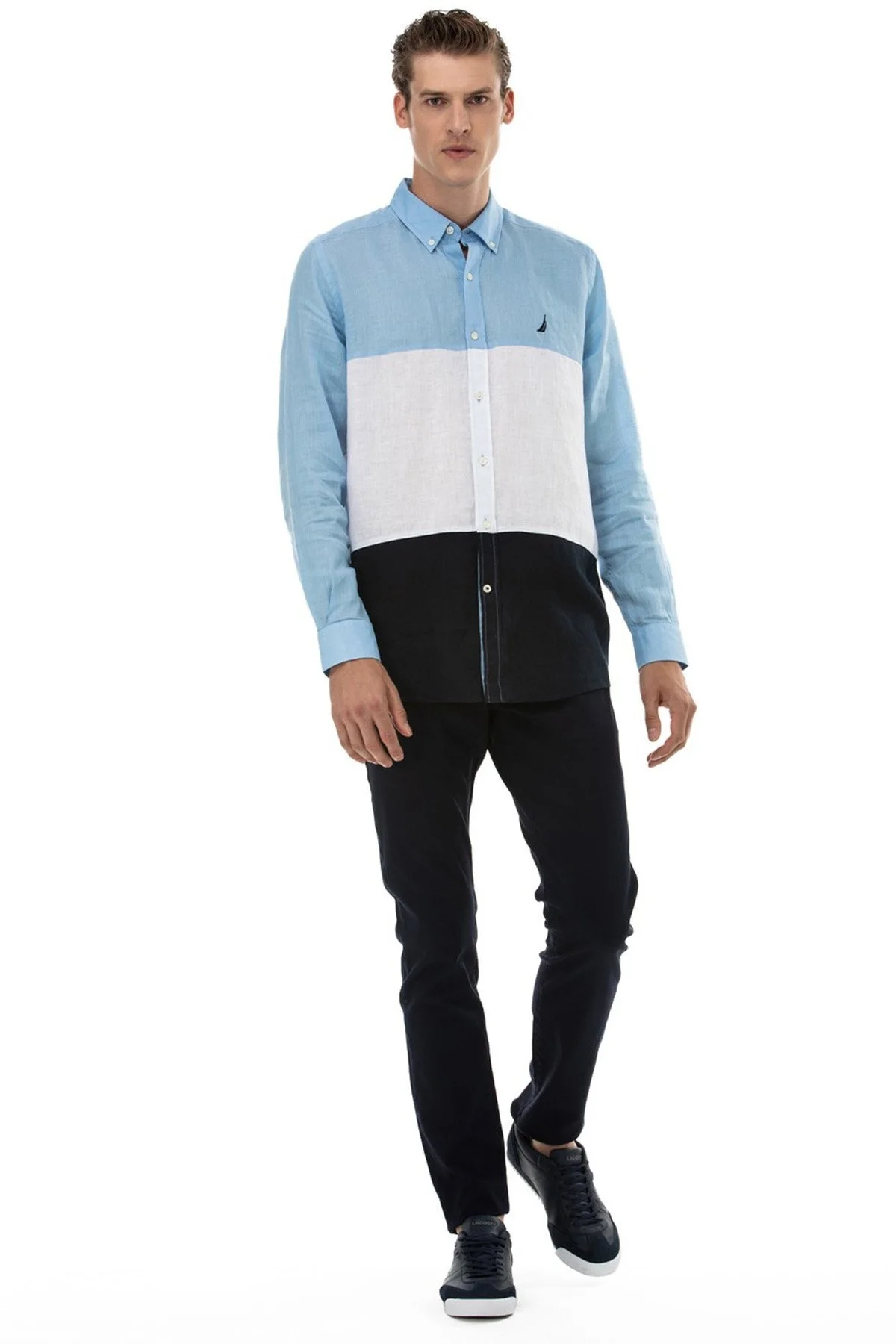 Nautica Pamuklu Normal Bel Slim Fit Erkek Pantolon P01011T 4NV LACİVERT - 1