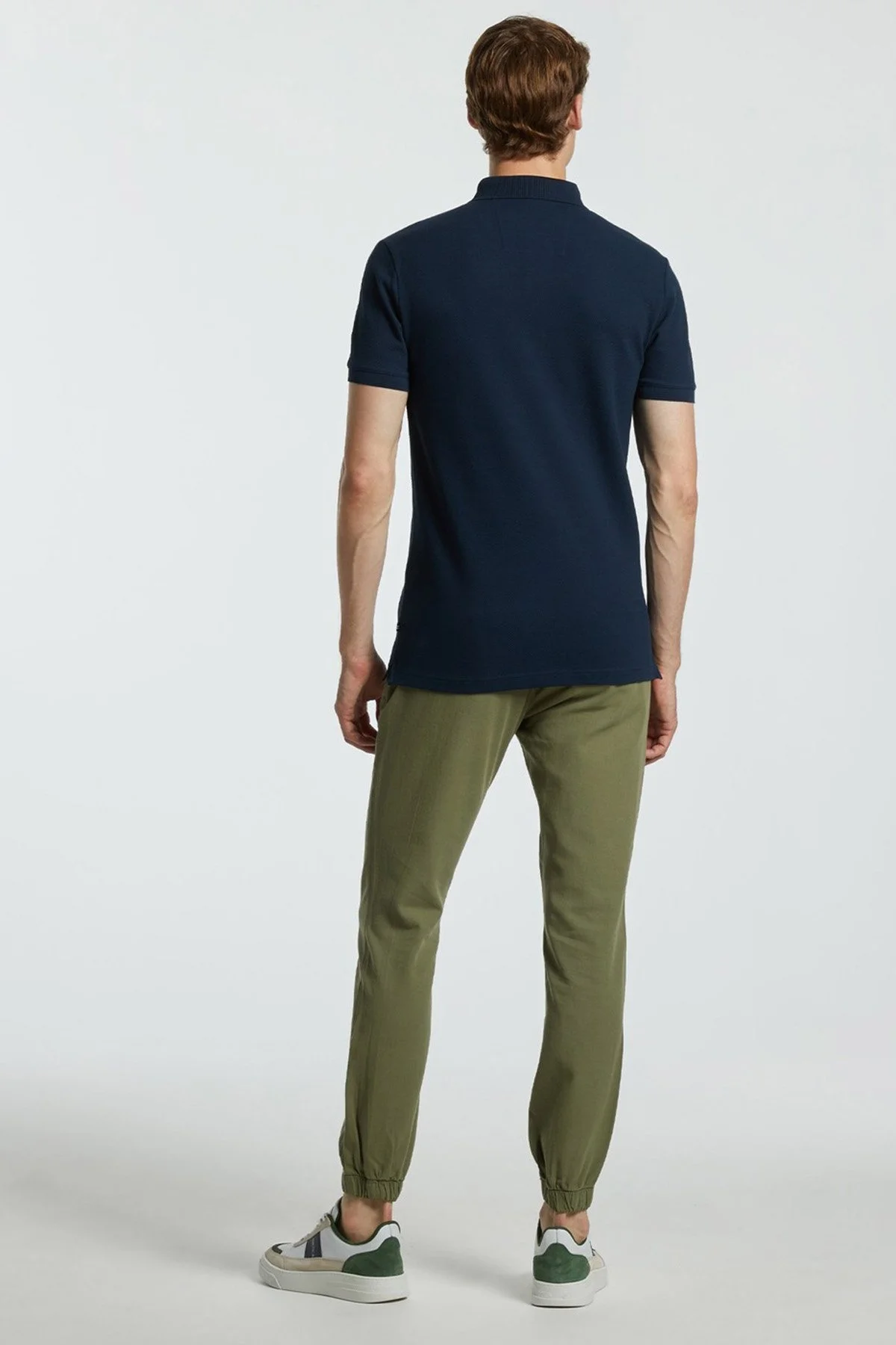 Nautica Pamuklu Slim Fit Düğmeli Erkek Polo T Shirt K35052T 4NV LACİVERT - 4