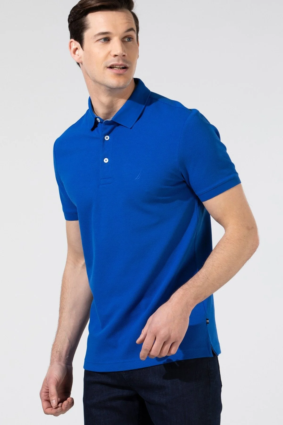 Nautica Pamuklu Slim Fit Düğmeli Polo Erkek T Shirt K35052T 4C9 SAKS - 2