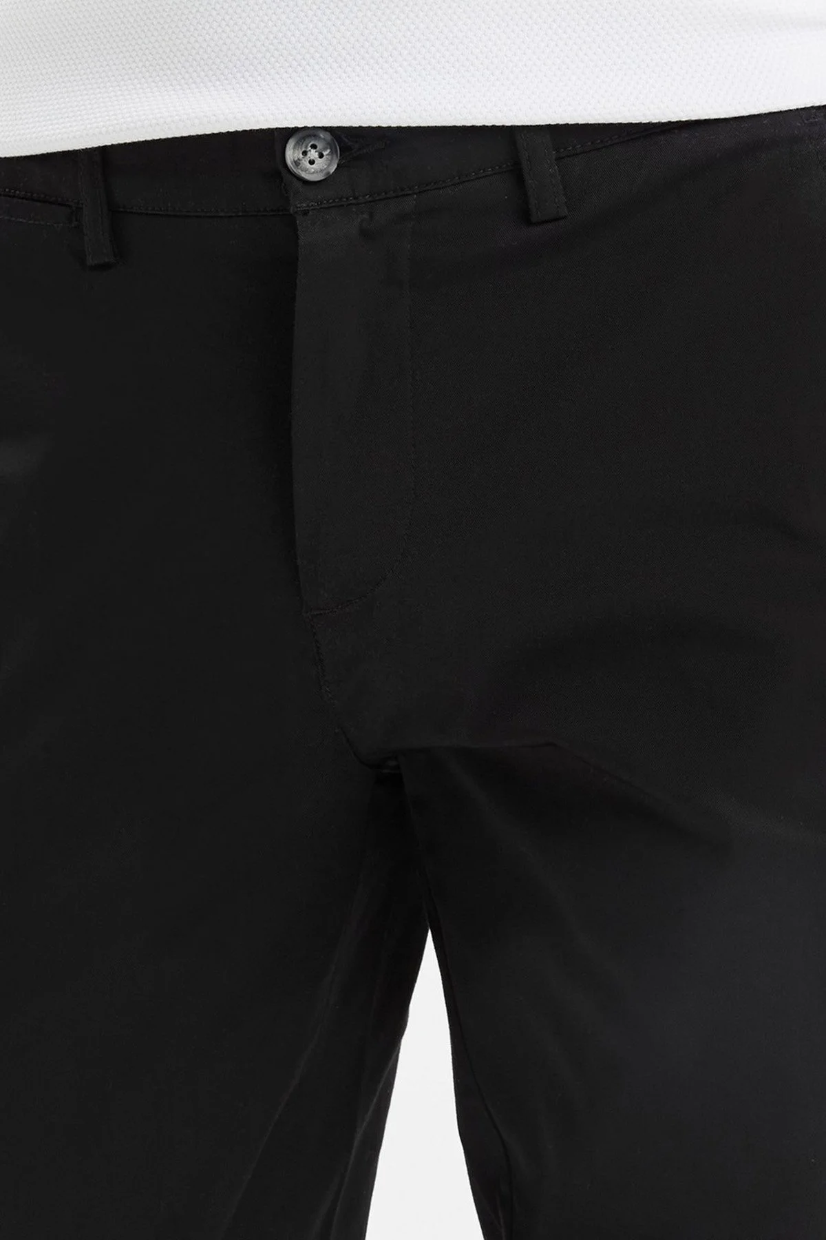 Nautica Streç Pamuklu Normal Bel Slim Fit Chino Erkek Pantolon P01000T 0TB SİYAH - 7